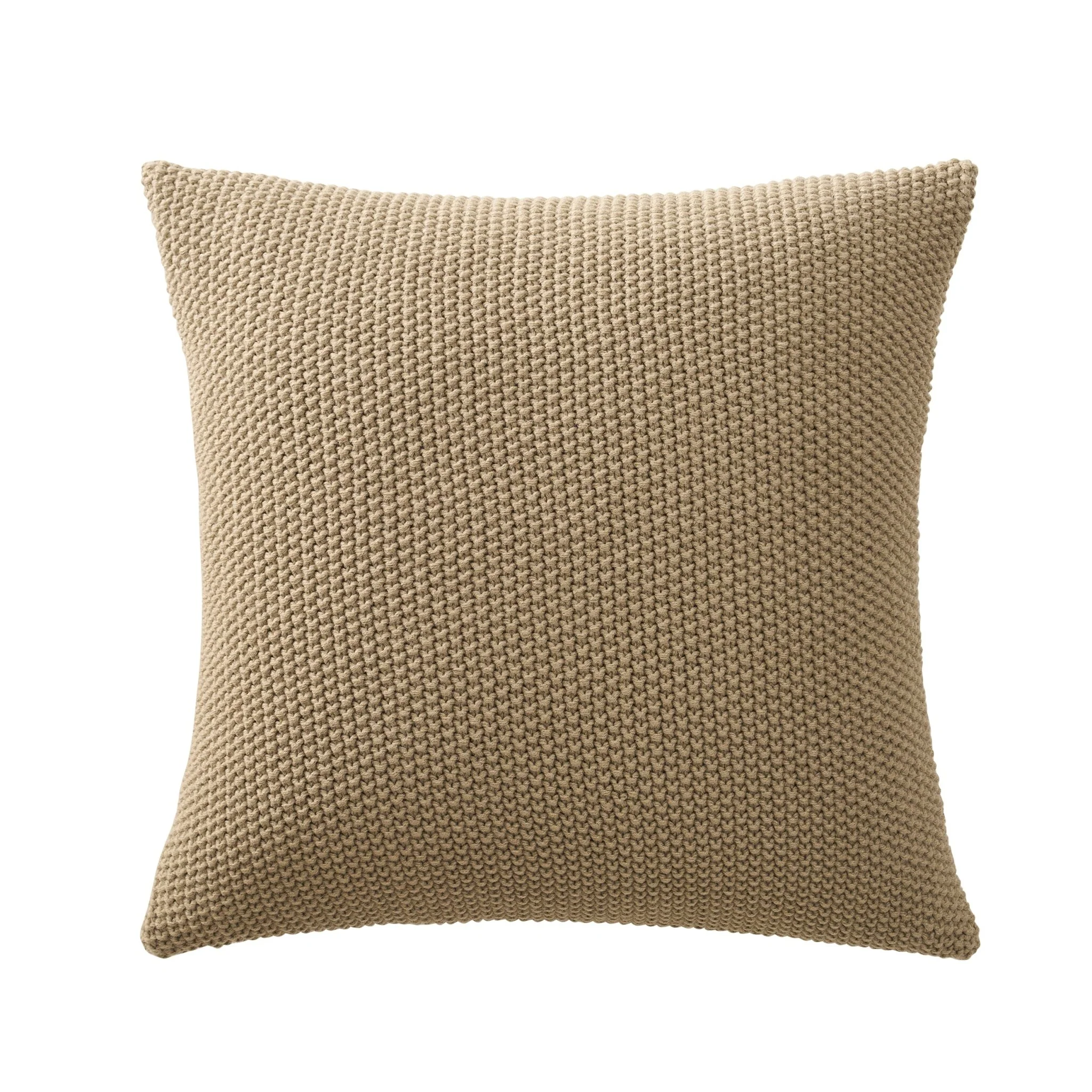 St Ives Knit Cushion Cover - Taupe - Image 4
