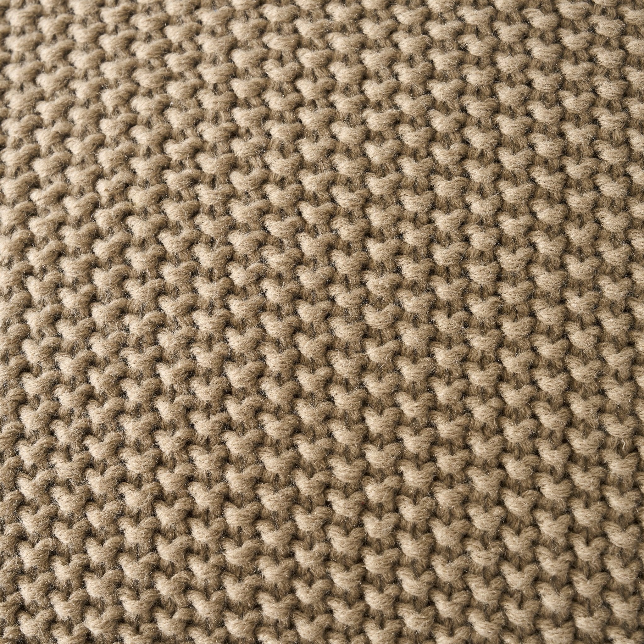 St Ives Knit Cushion Cover - Taupe - Image 5