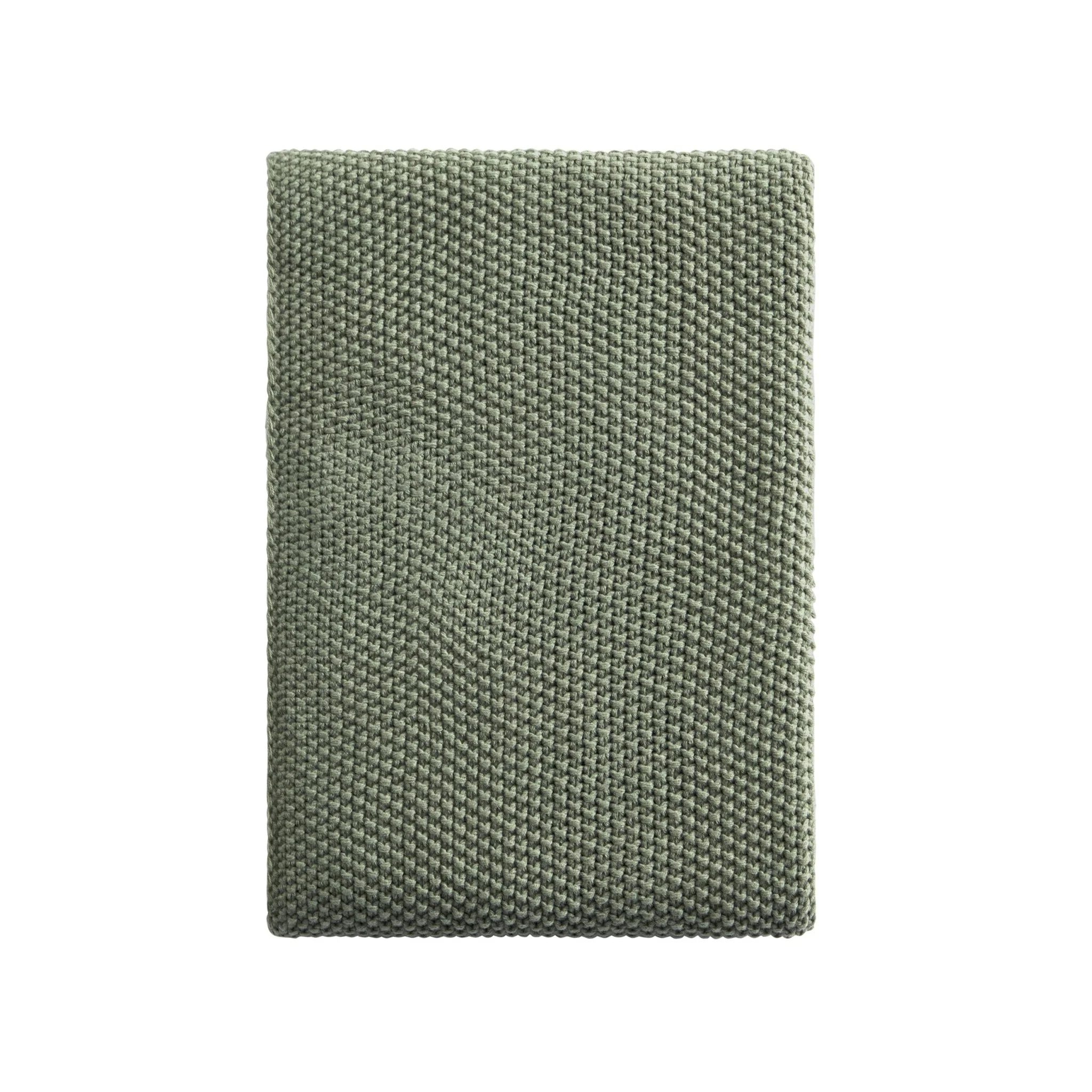 St Ives Knit Sofa Throw - Green - Image 4
