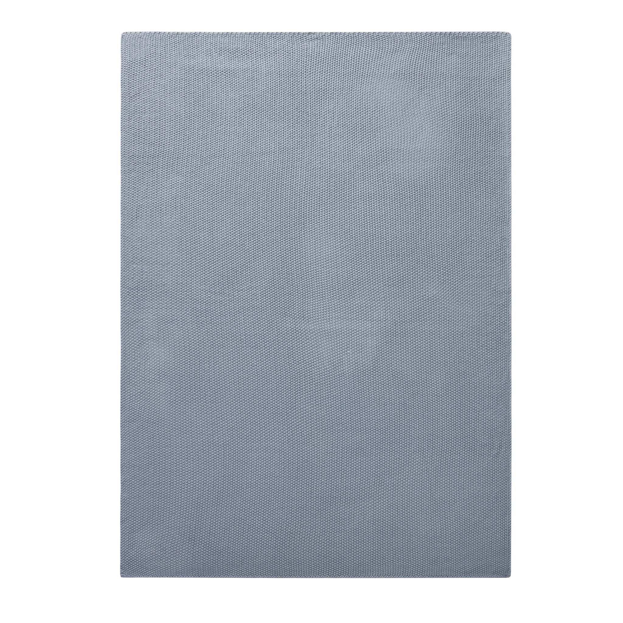St Ives Knit Throw - Dusty Blue - Image 8