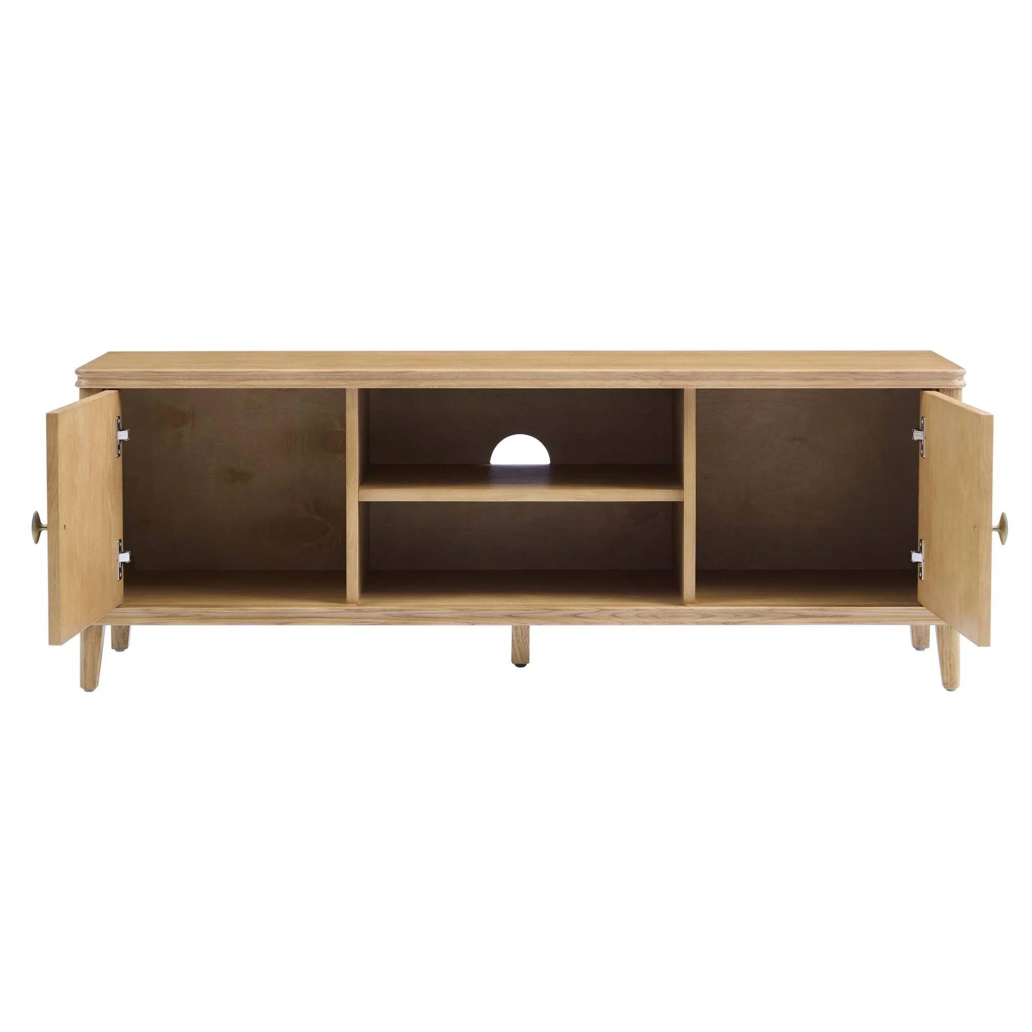 Stockholm TV Unit for TVs up to 60"- Light Wood - Wood Veneer - Image 3