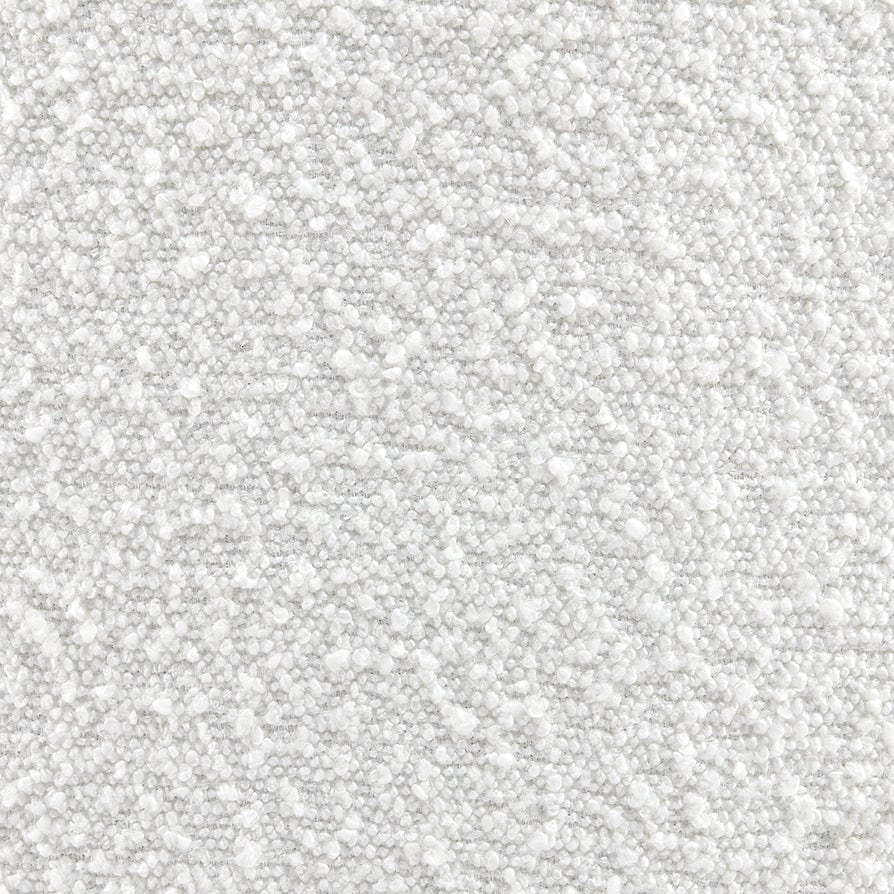 Stockton Boucle Round Storage Pouffe - Off White - Image 5