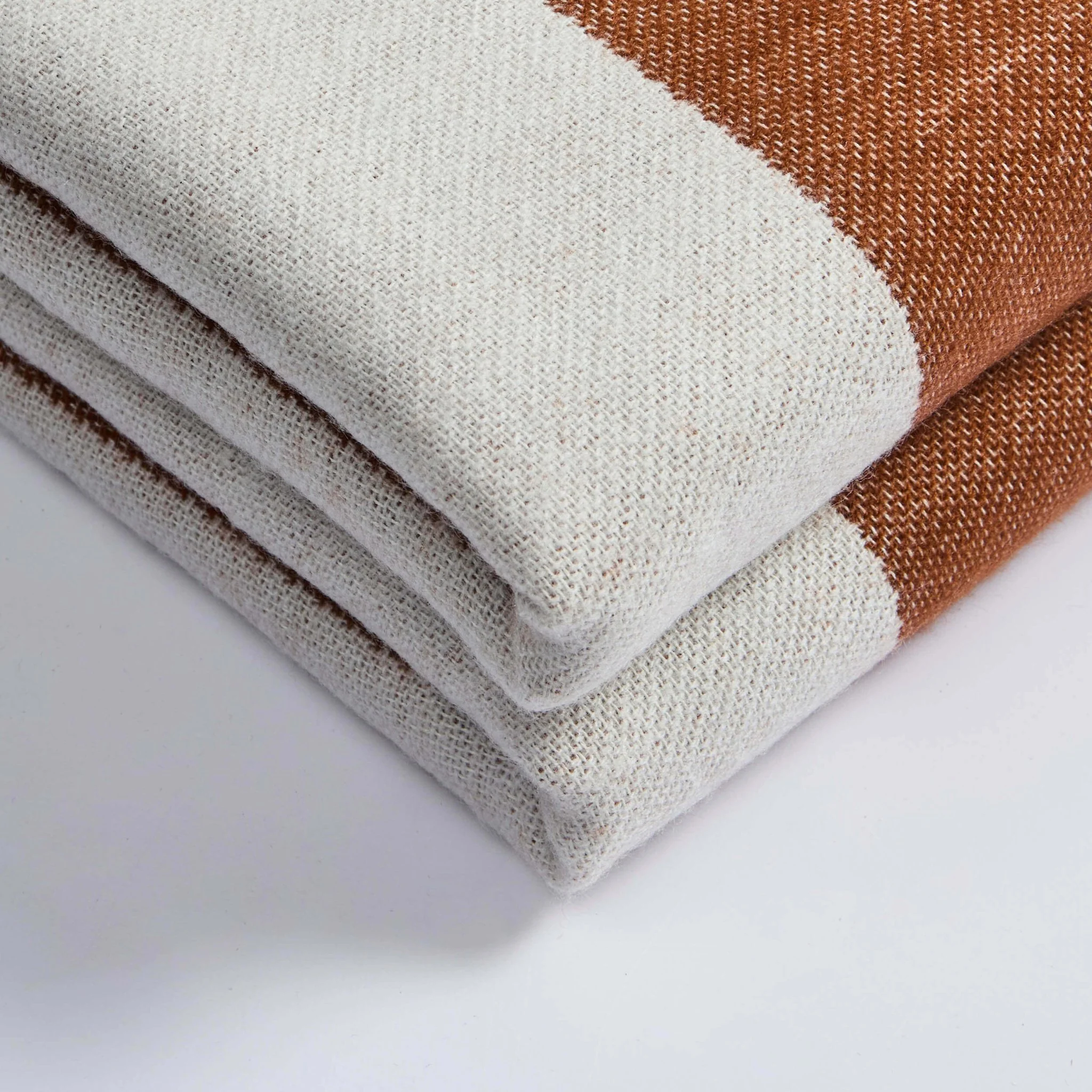 Stripe Throw - Burnt Orange - Image 4
