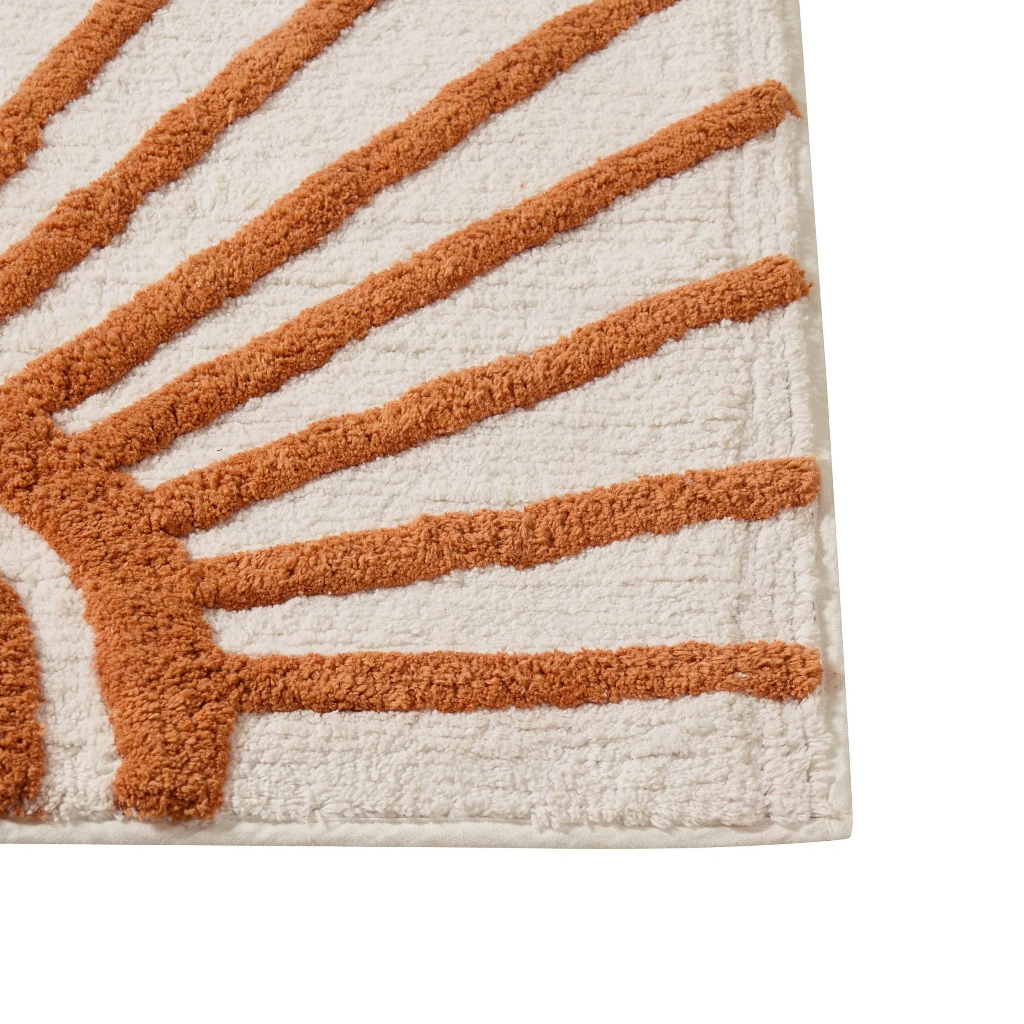 Sunrise Tufted Bath Mat - Burnt Orange - Image 3