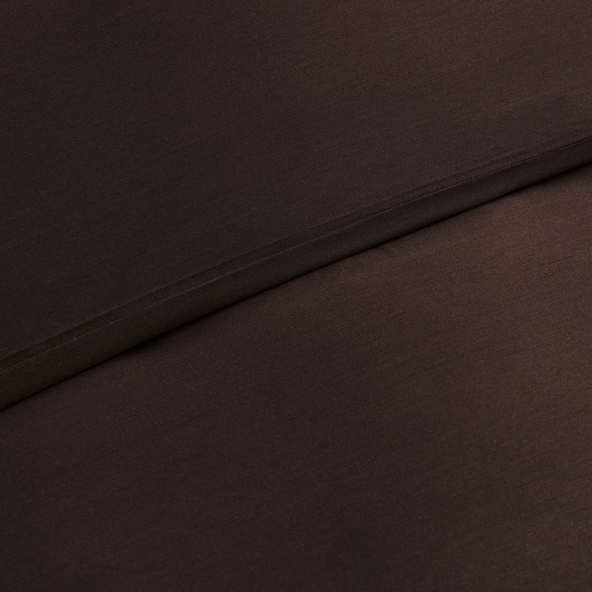 Super Soft Bamboo 300 Thread Count Cotton Plain Dye Duvet Cover - Chocolate - Image 4