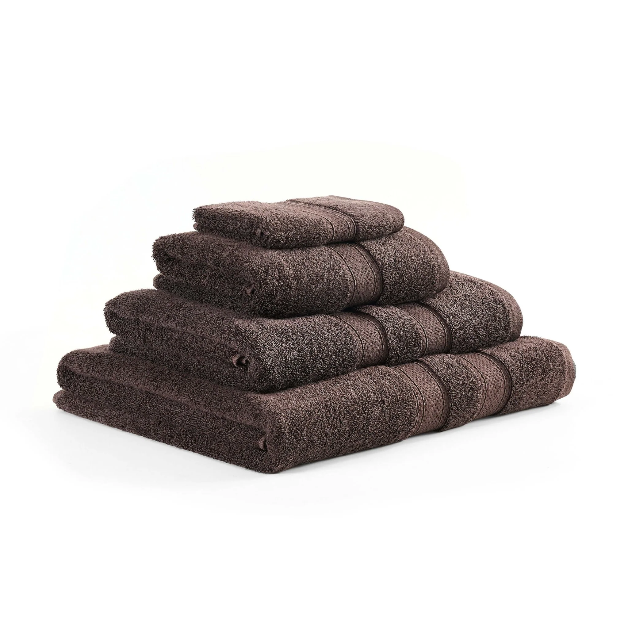Super Soft Bamboo Cotton Blend Towel Collection - Chocolate - Image 3