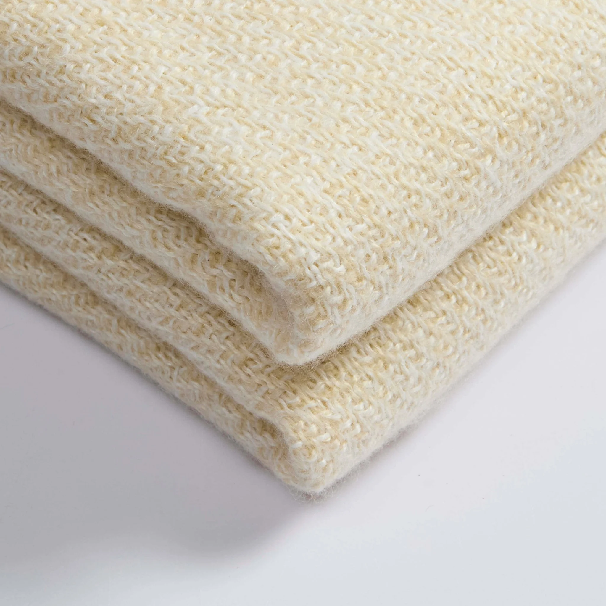 Super Soft Marled Tassel Sofa Throw - Butter Yellow - Image 4