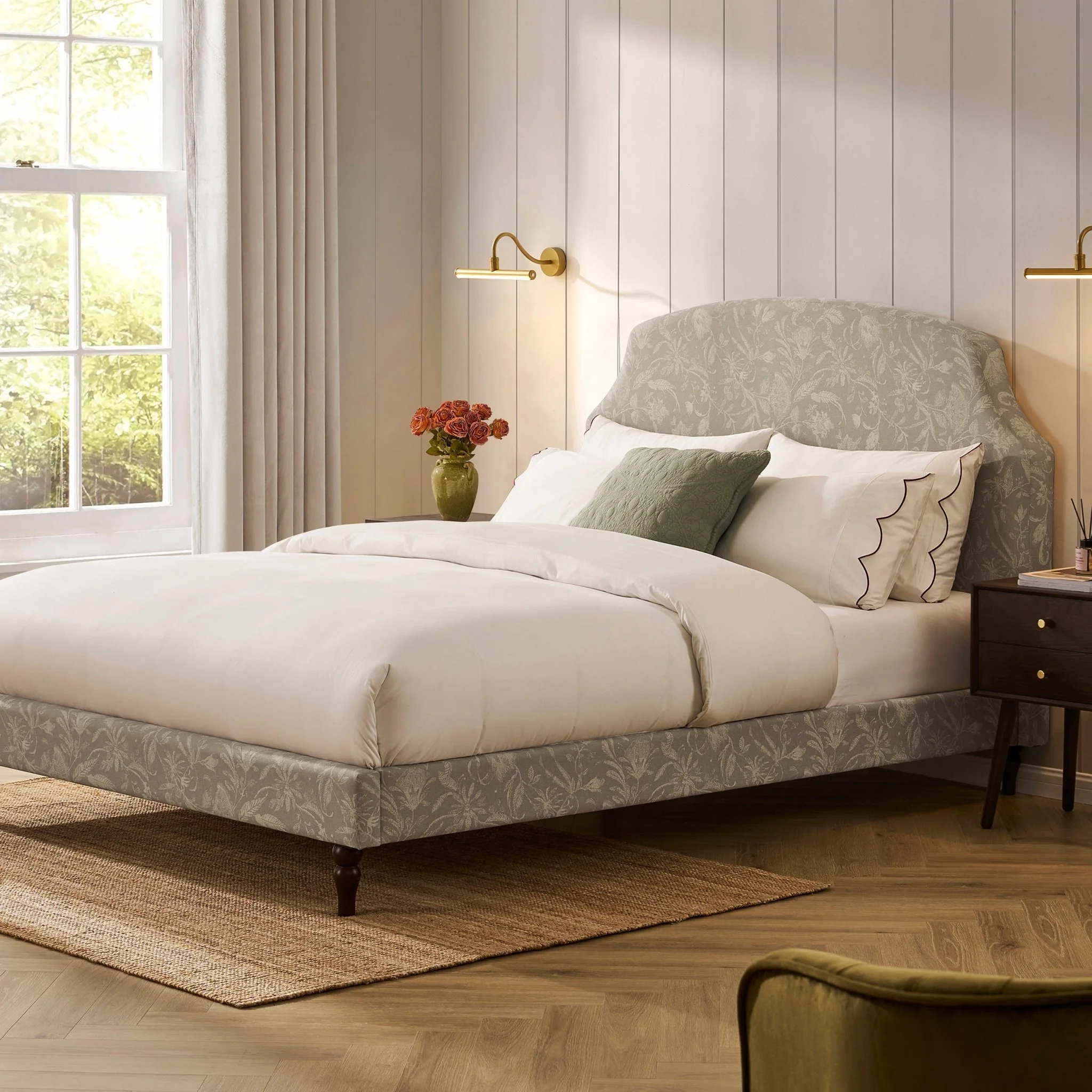 Surrey Bed Frame - Floral - Image 3