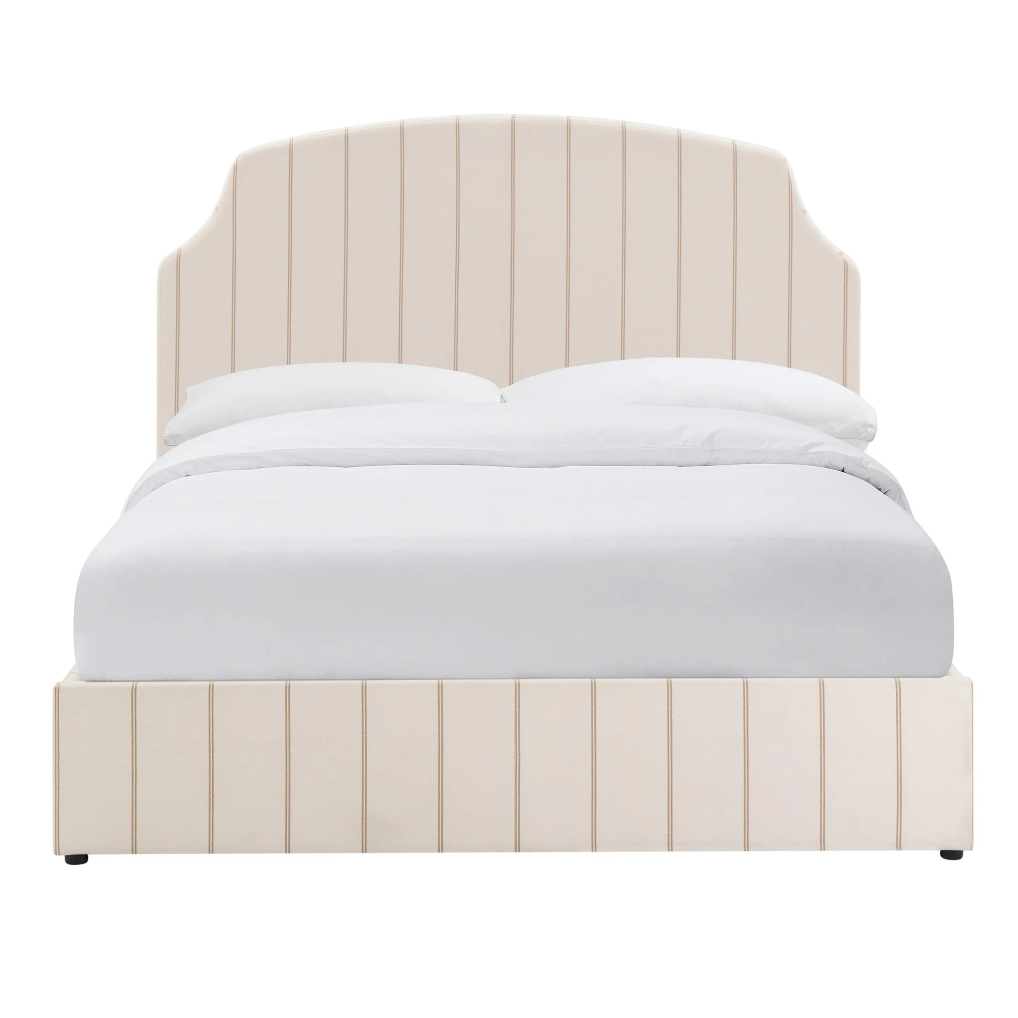 Surrey Ottoman Storage Bed - Thin Natural Stripe - Image 9