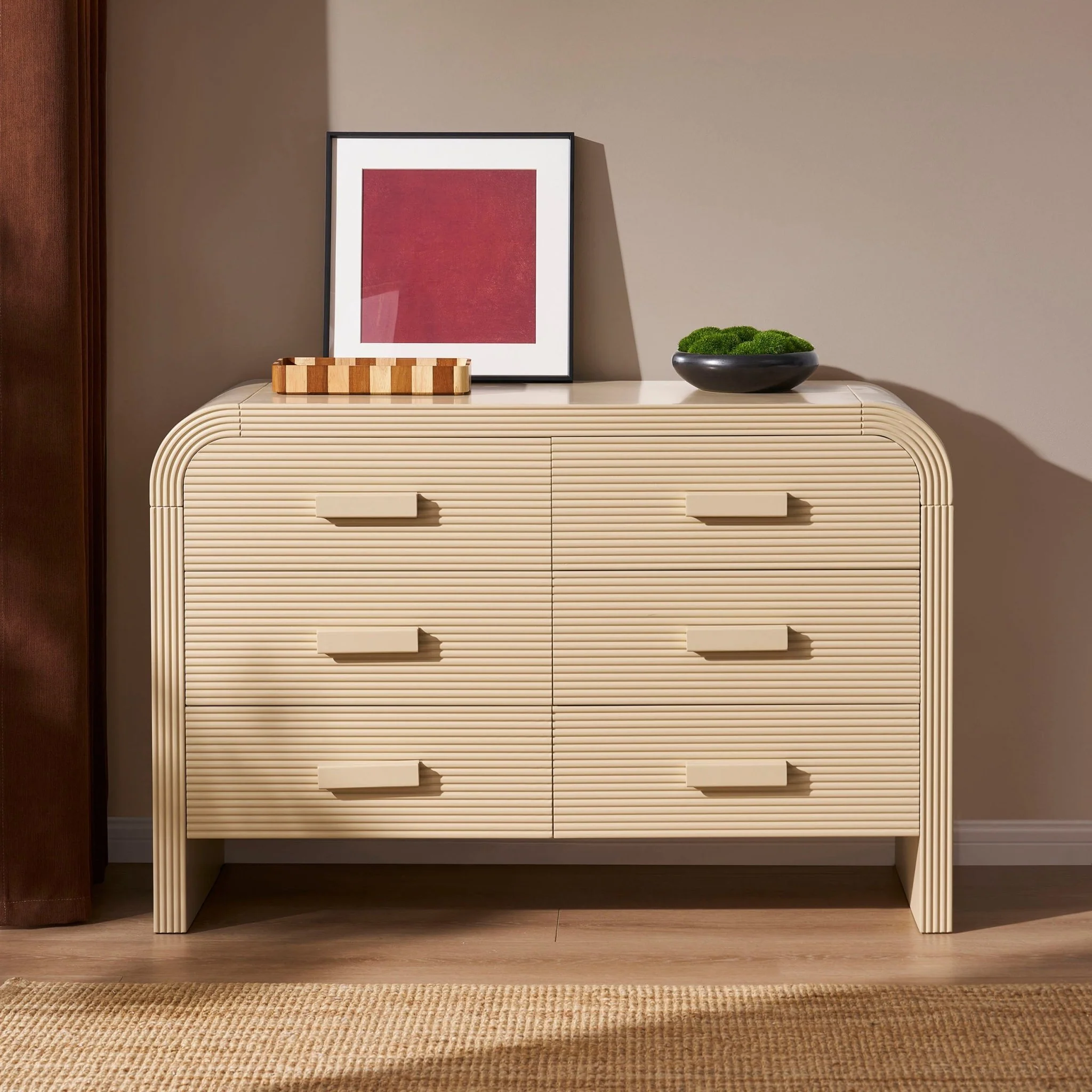 Susie 6 Drawer Chest - Sand