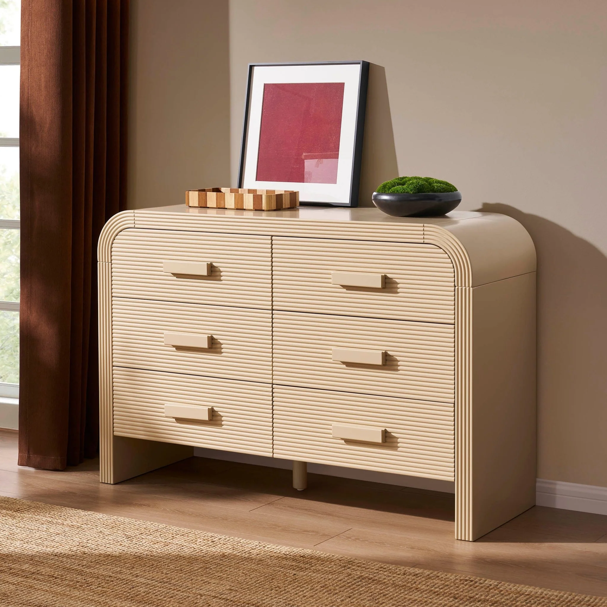 Susie 6 Drawer Chest - Sand - Image 2