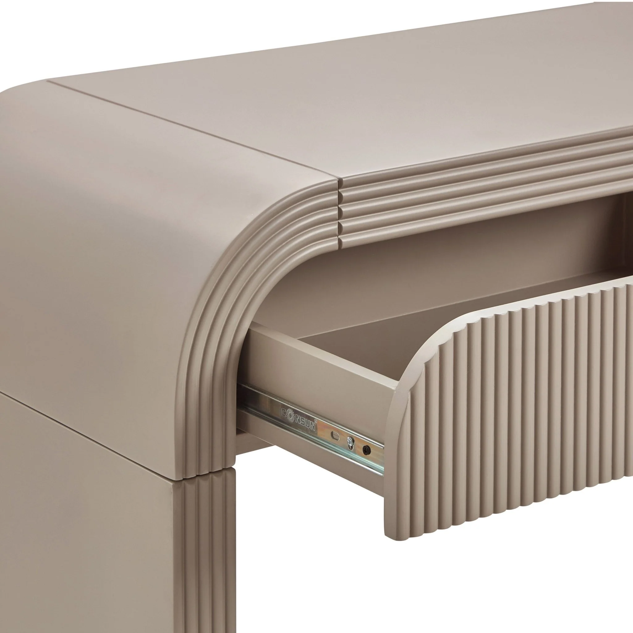 Susie Dressing Table with Drawers - Taupe - Image 8