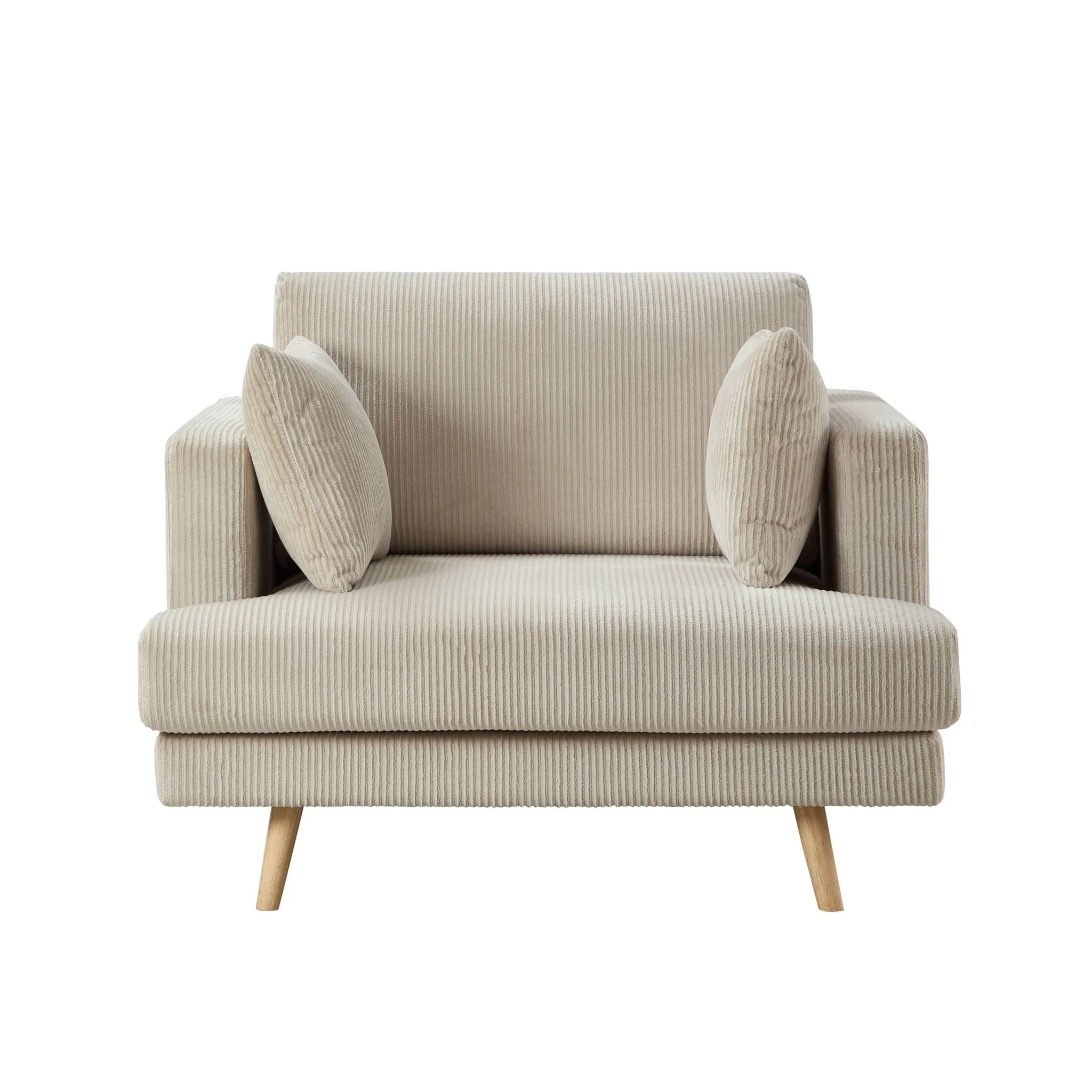 Sweden Loveseat - Rib Ecru - Image 4