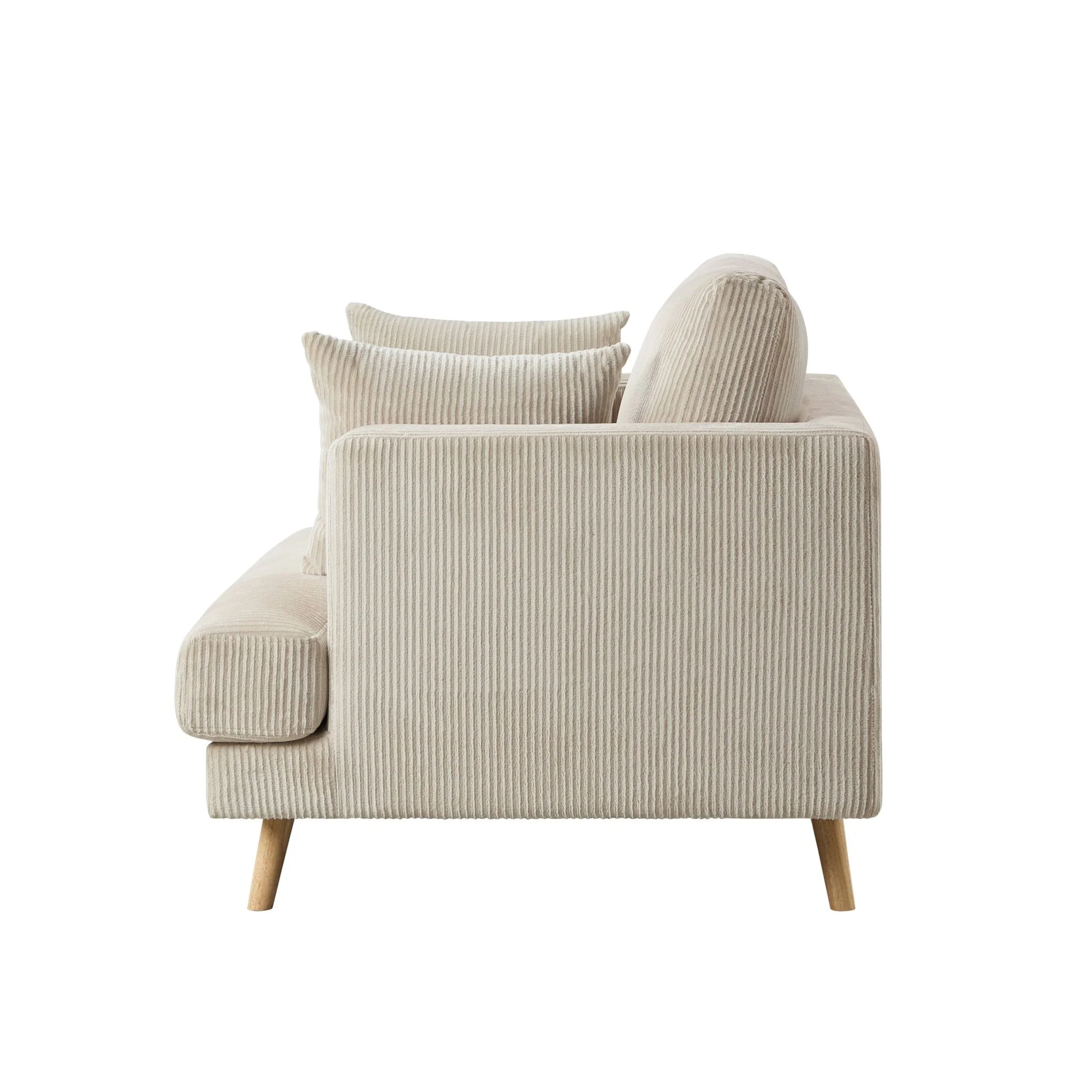 Sweden Loveseat - Rib Ecru - Image 5