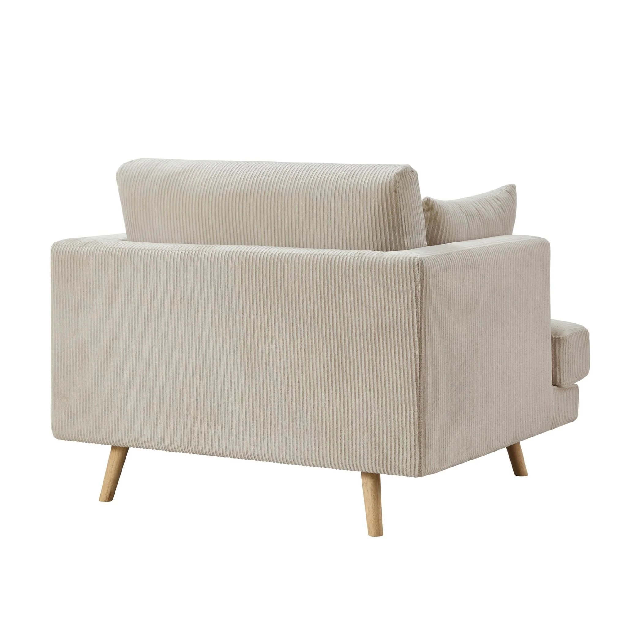 Sweden Loveseat - Rib Ecru - Image 6