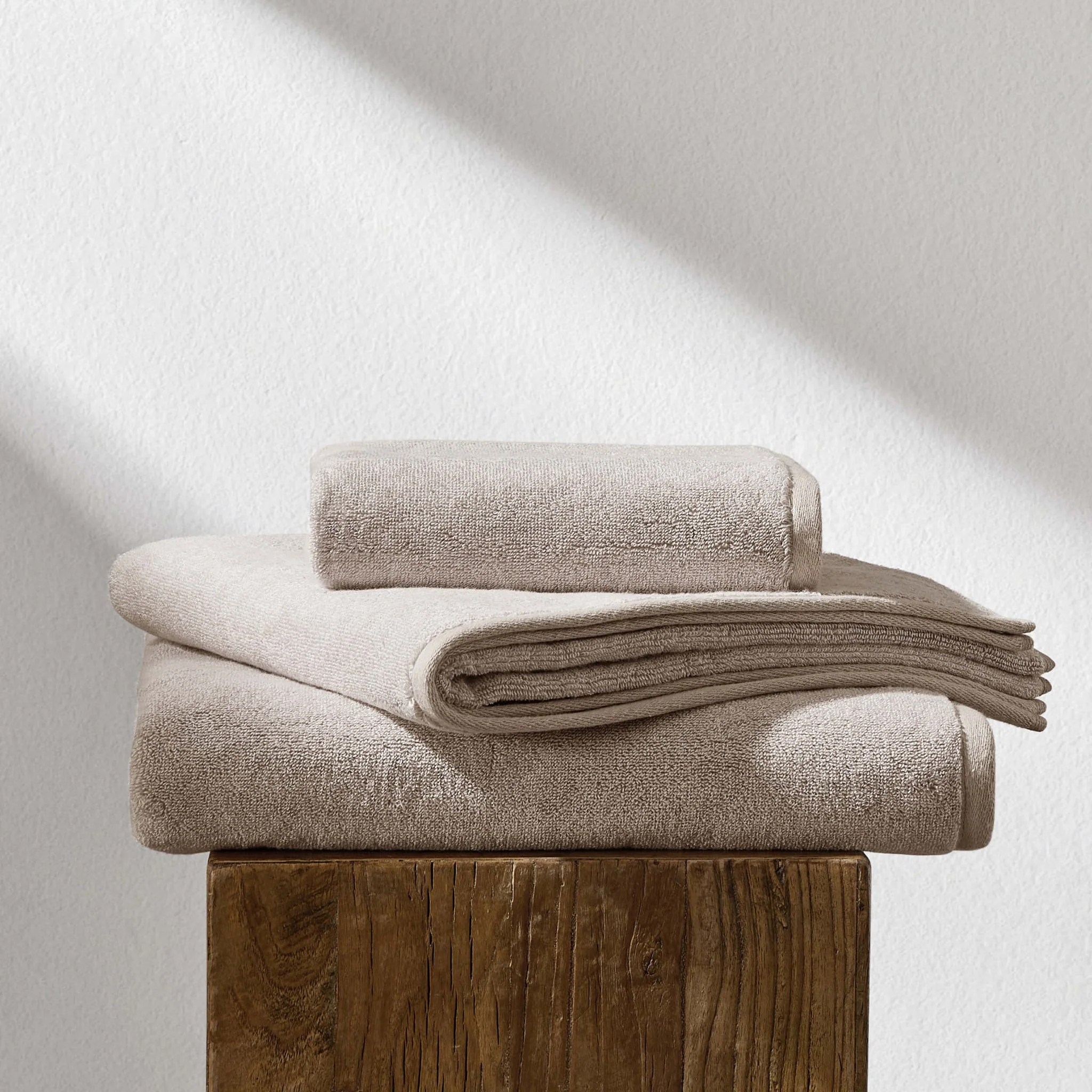 Tahiti Super Absorbent Marl Towel Collection - Natural - Image 2