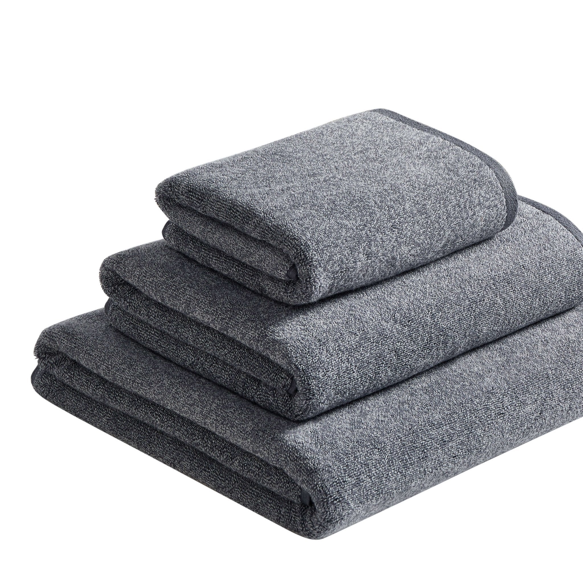 Tahiti Super Absorbent Marl Towel Collection - Slate - Image 3