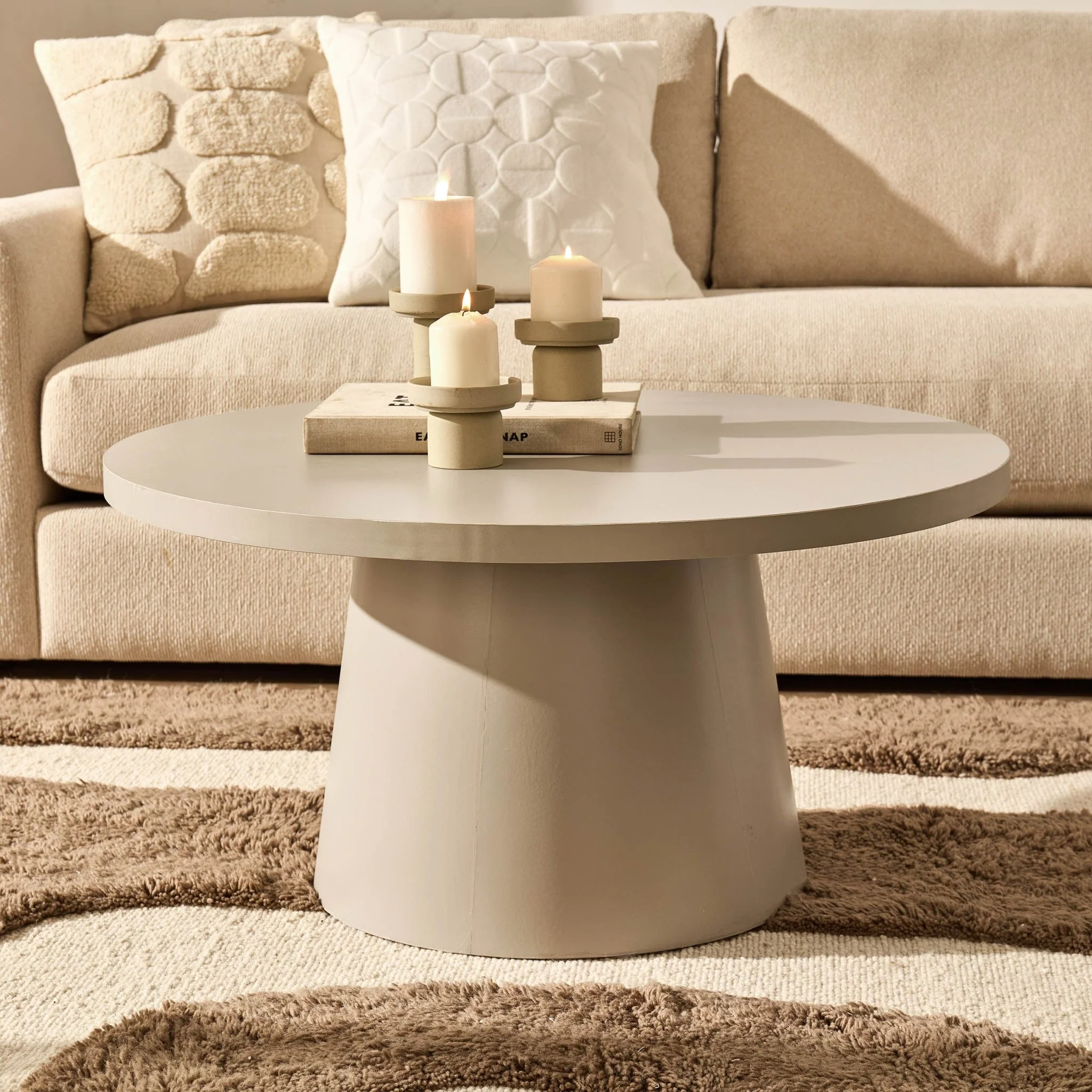 Talia Coffee Table - Taupe