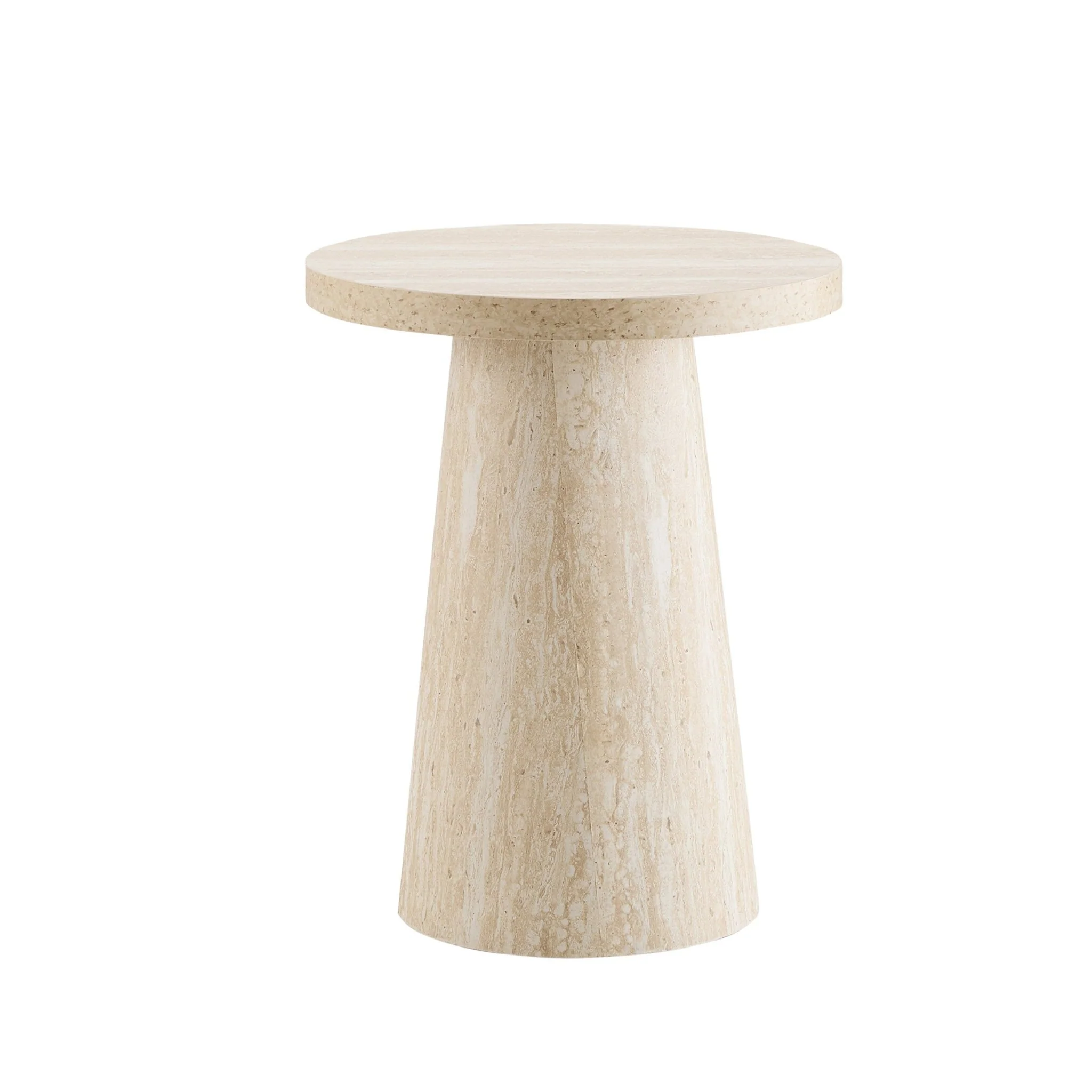 Talia Side Table - Stone Marble Effect - Image 6
