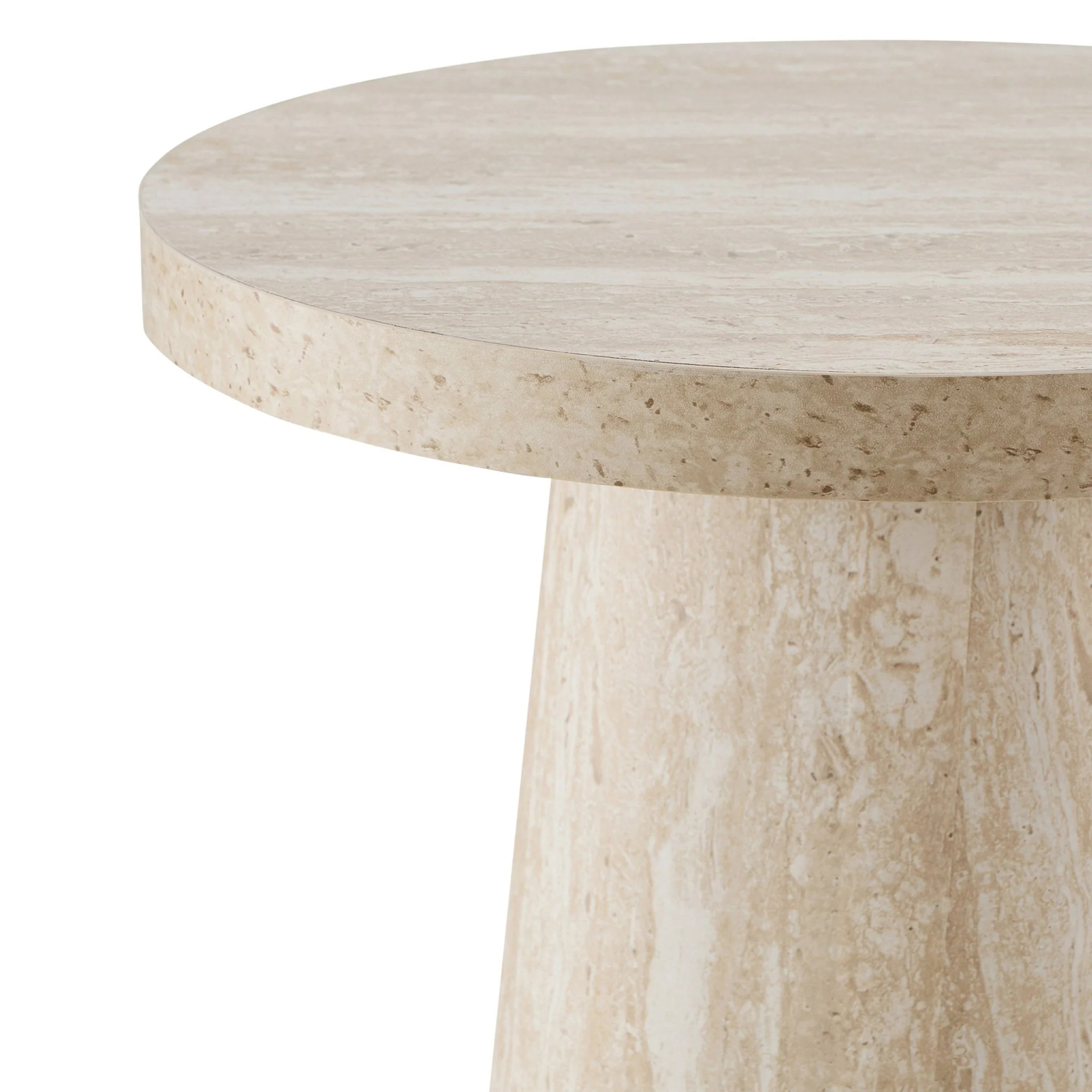 Talia Side Table - Stone Marble Effect - Image 7