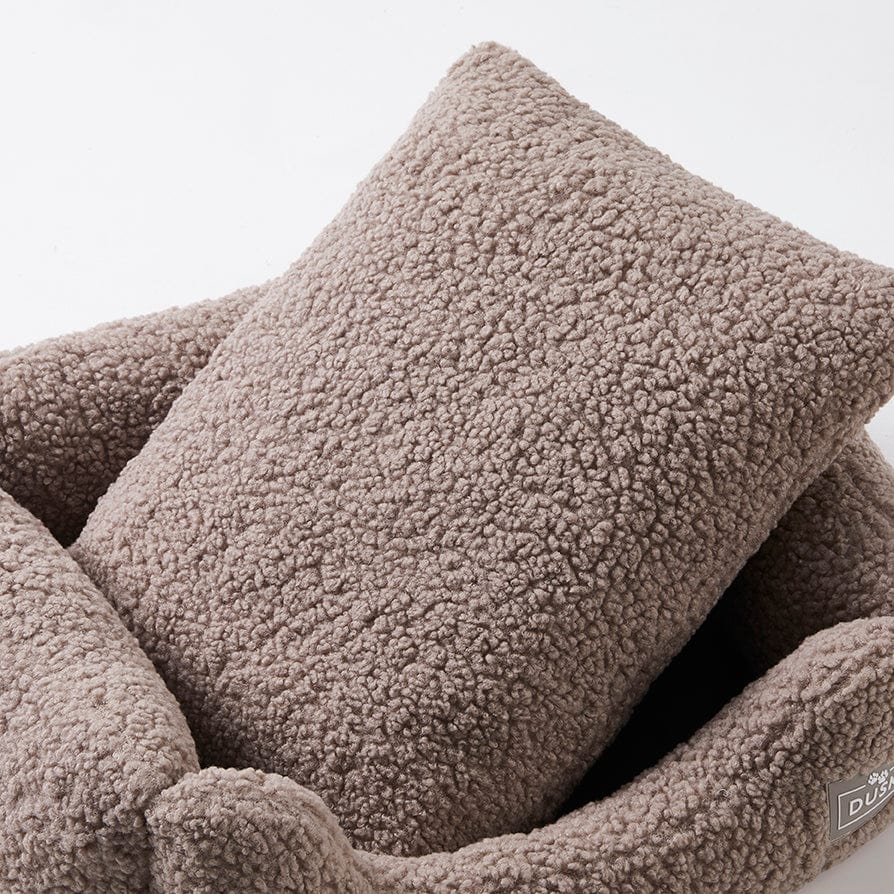 Teddy Basket Dog Bed - Taupe - Image 12