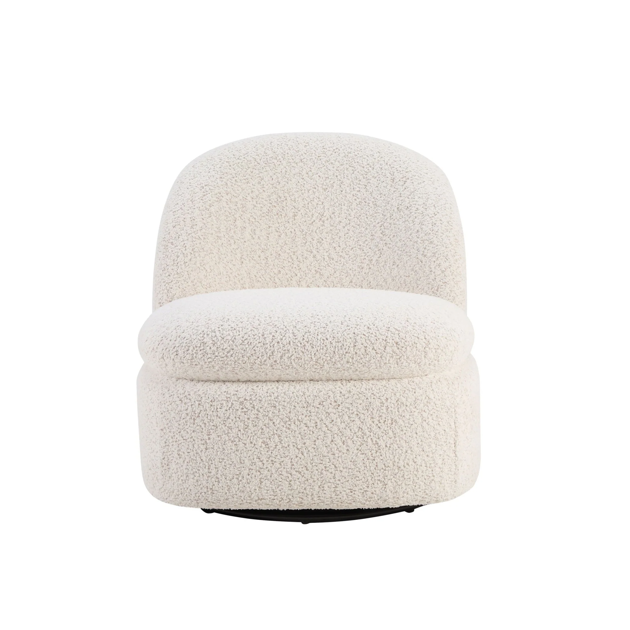 Tilly Swivel Accent Chair - Popcorn Teddy - Image 2
