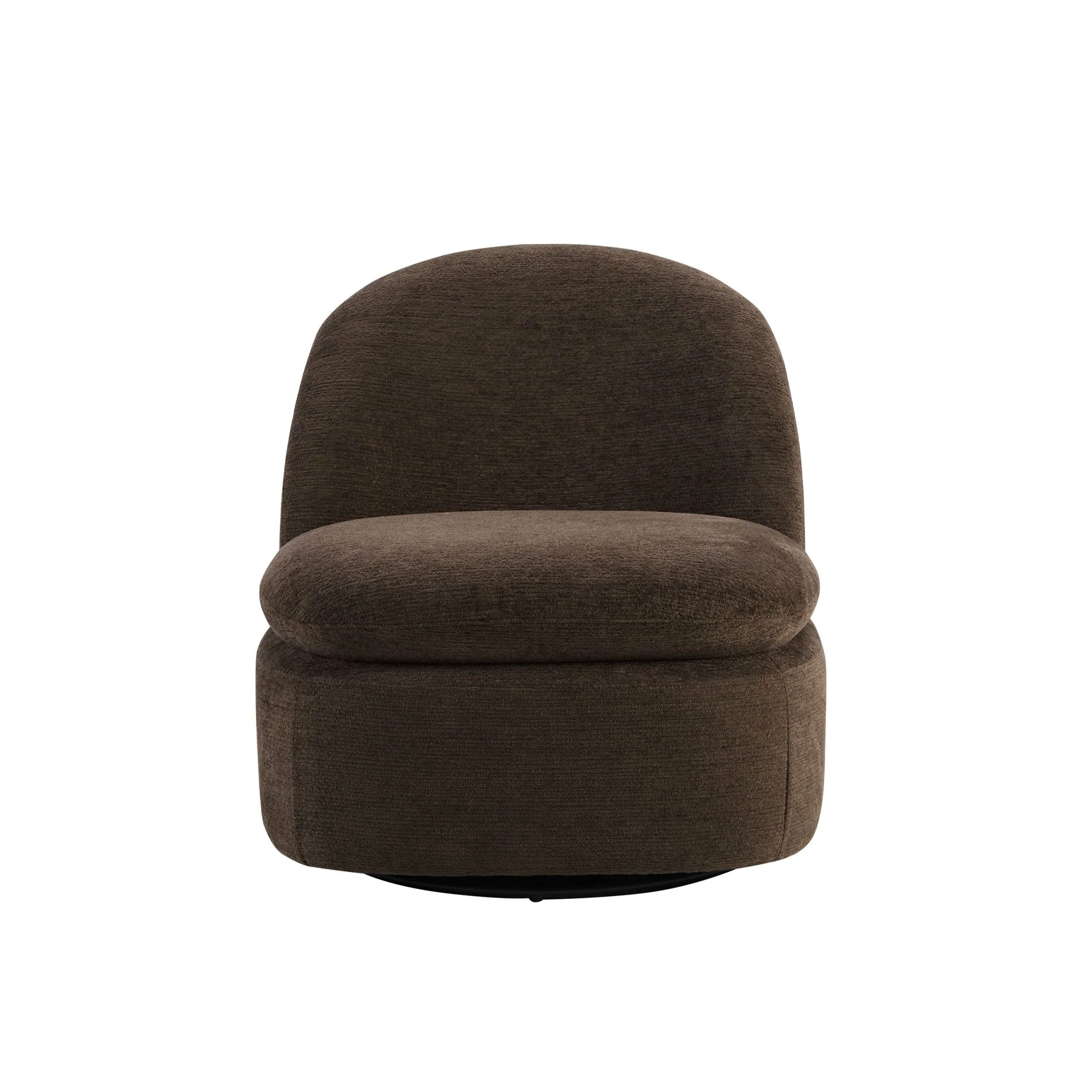 Tilly Swivel Accent Chair - Textured Cappuccino - Image 3