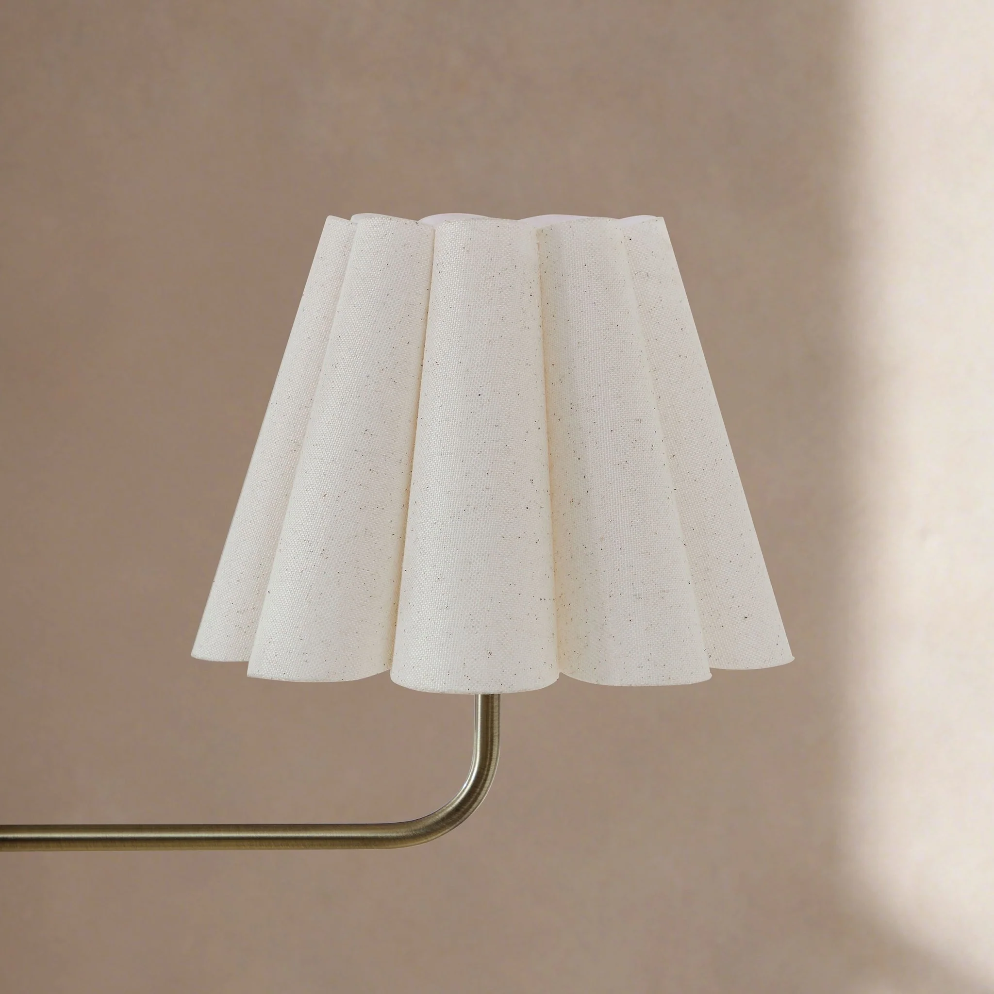 Trinity Pleated 2 Light Chandelier - Gold - Image 3