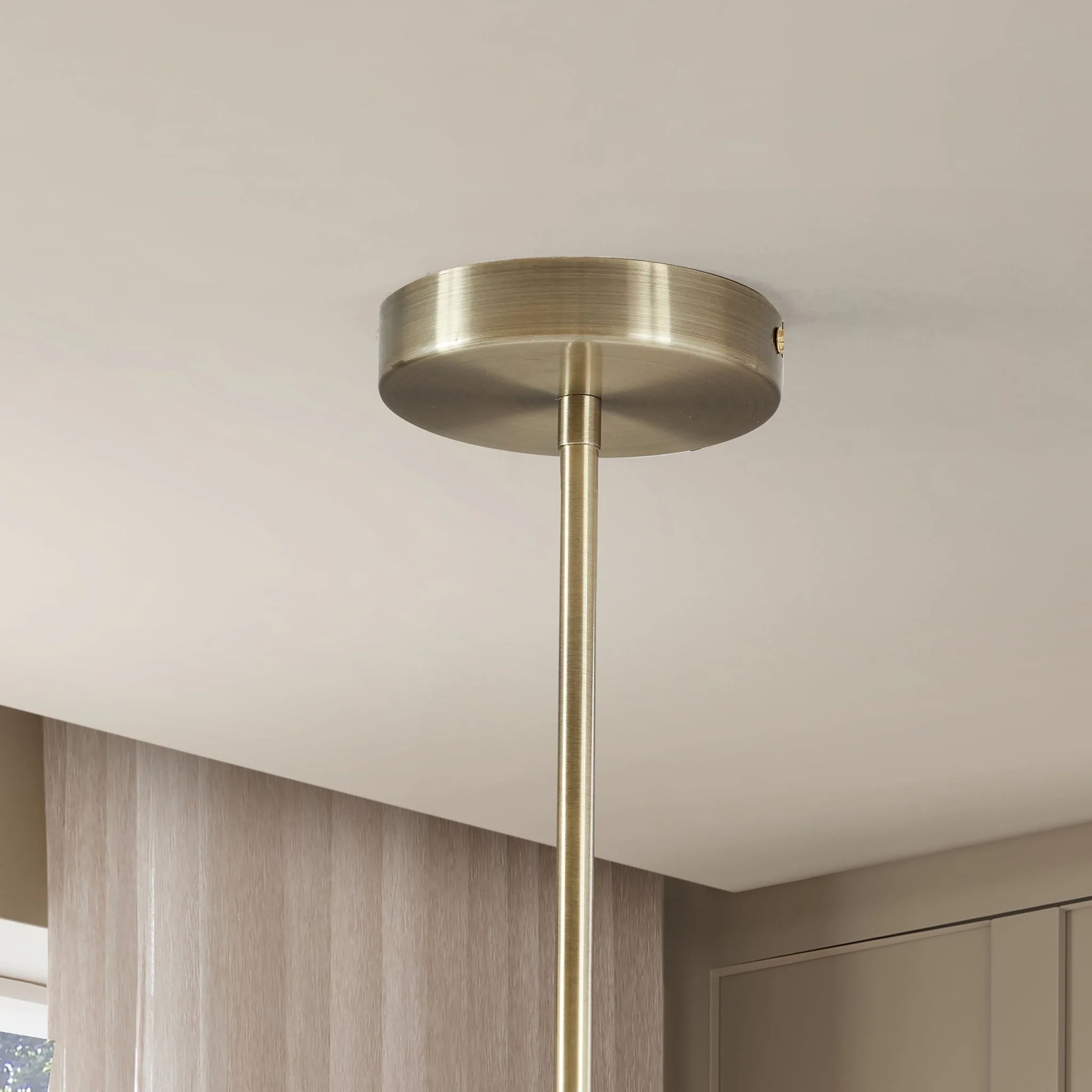 Trinity Pleated 2 Light Chandelier - Gold - Image 4