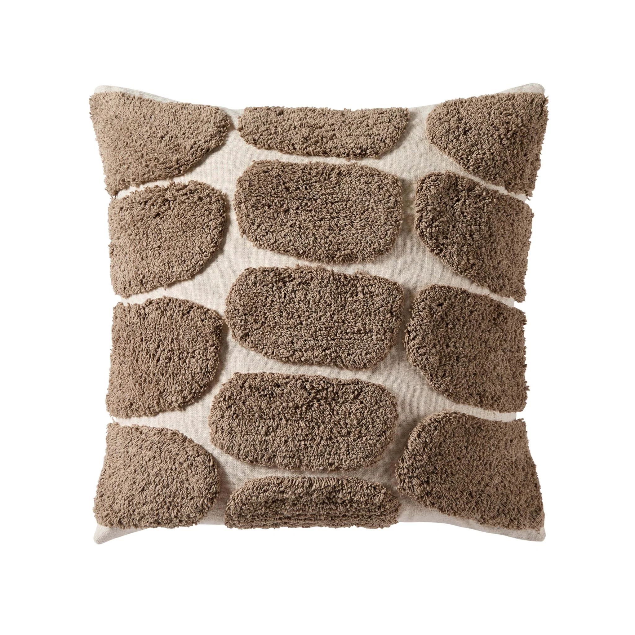 Tufted Pattern Cushion Cover - Taupe - Image 3