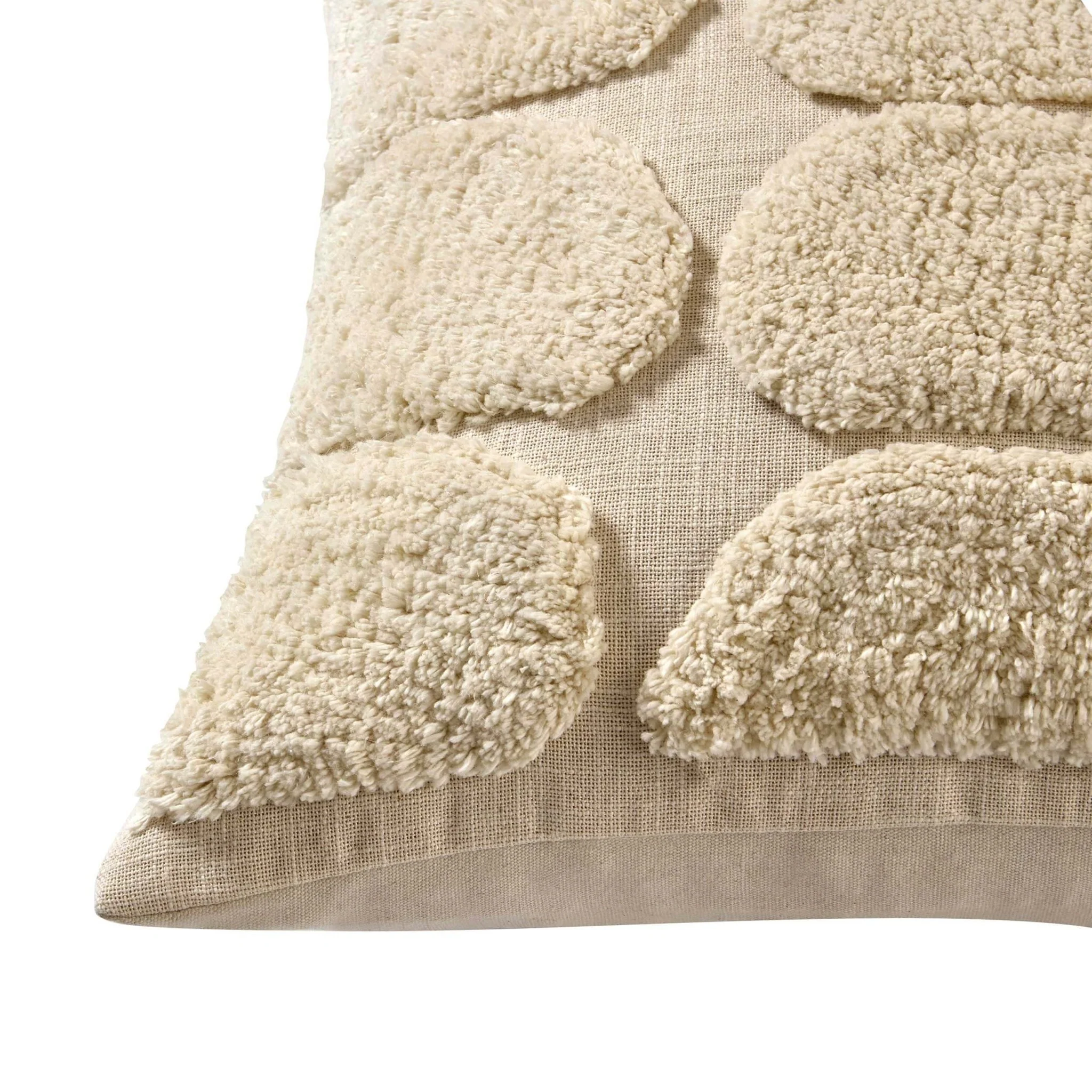 Tufted Pattern Cushion Cover - Off White - Image 4