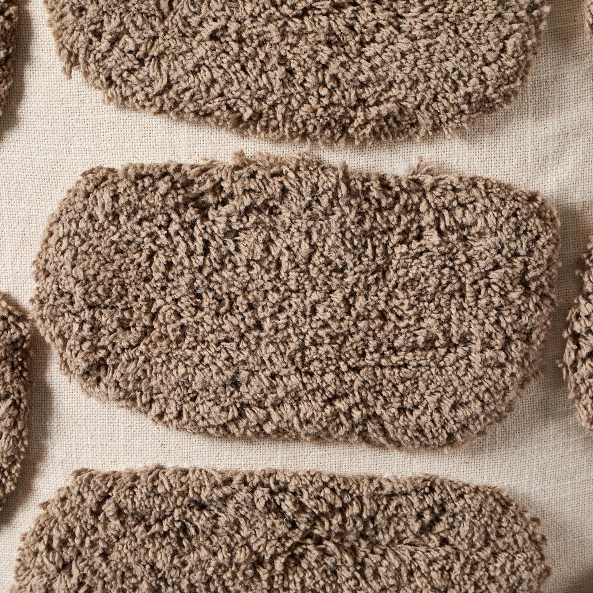 Tufted Pattern Sofa Cushion Cover - Taupe - Image 5