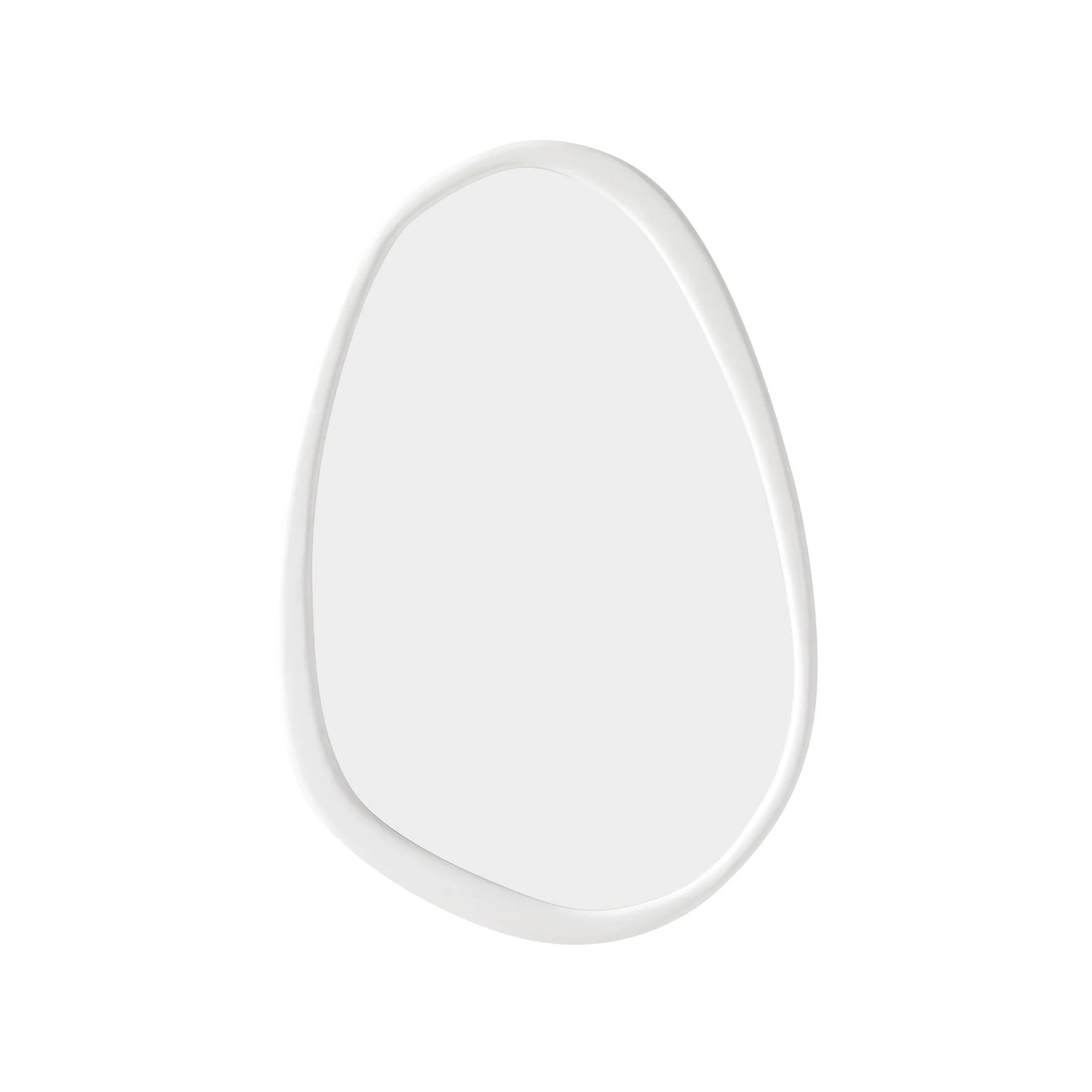 Umah Wood Pond Mirror - White - Image 4