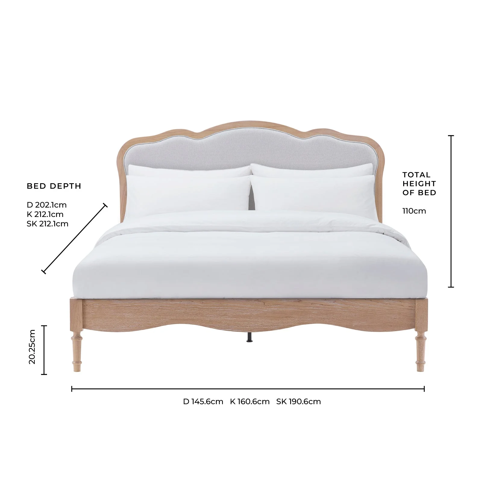 Versailles Bed Frame - Green - Image 12