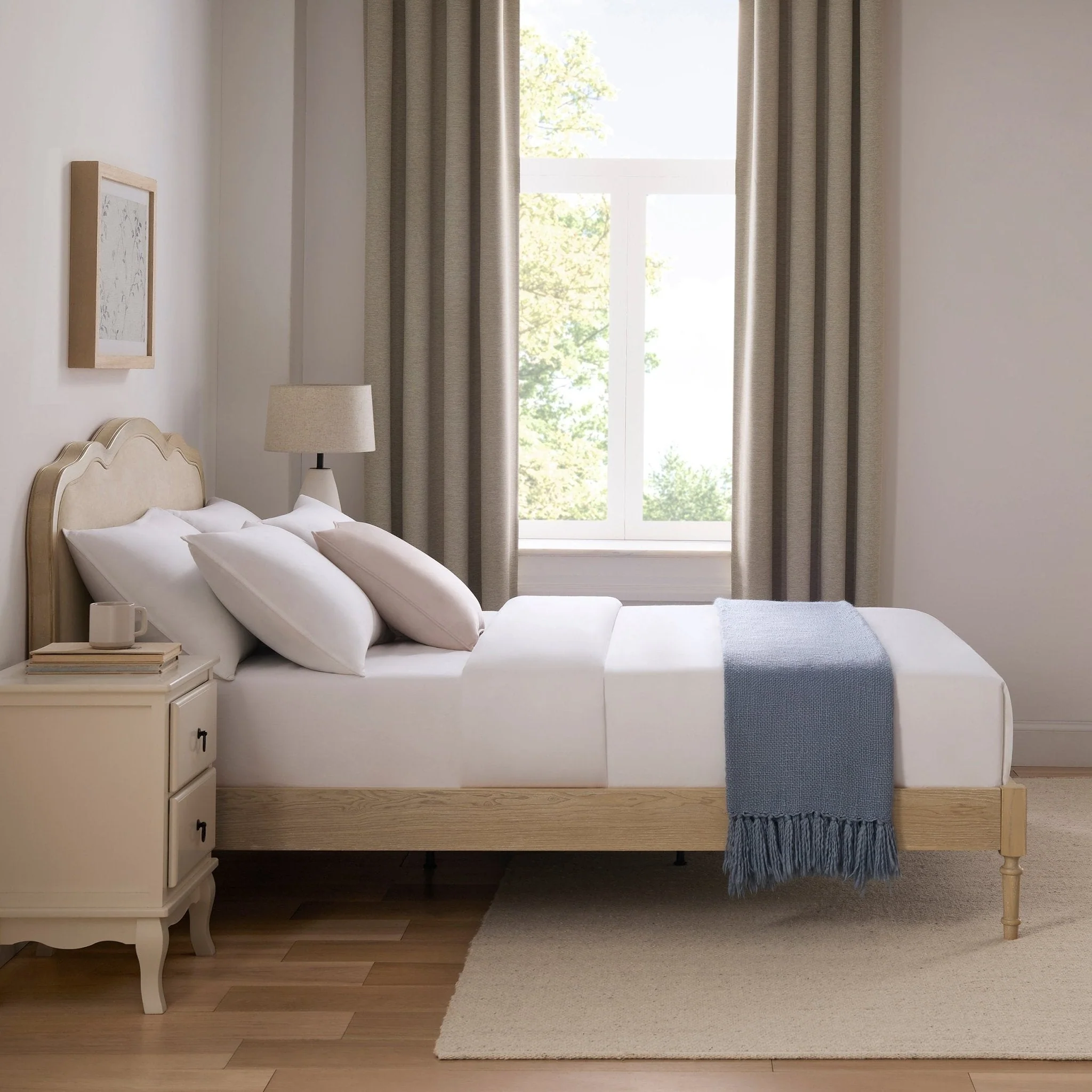 Versailles Bed Frame - Stone - Image 4