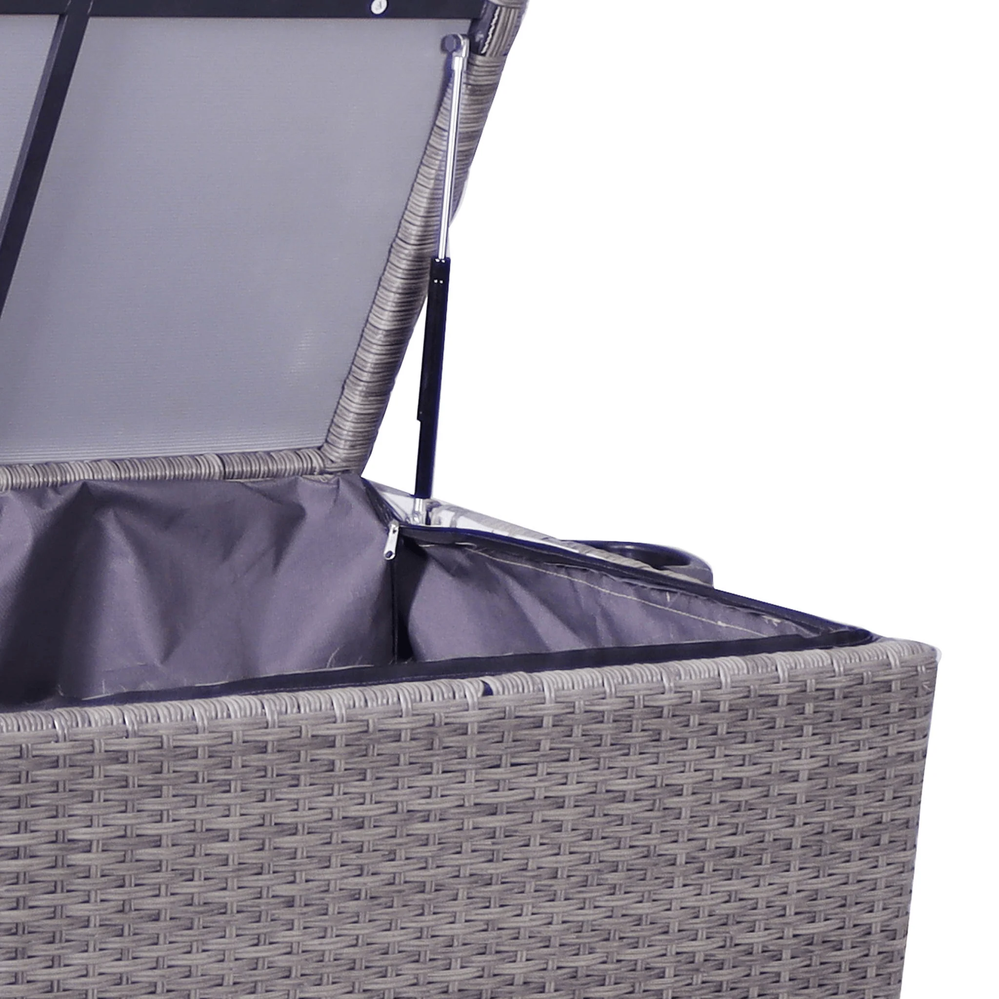 Weave Outdoor Storage Box 510L - Charcoal - Image 7