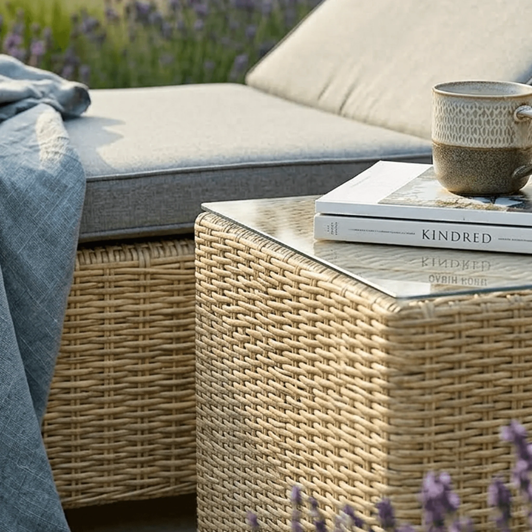 Wentworth Sun Lounger - Beige - Image 2