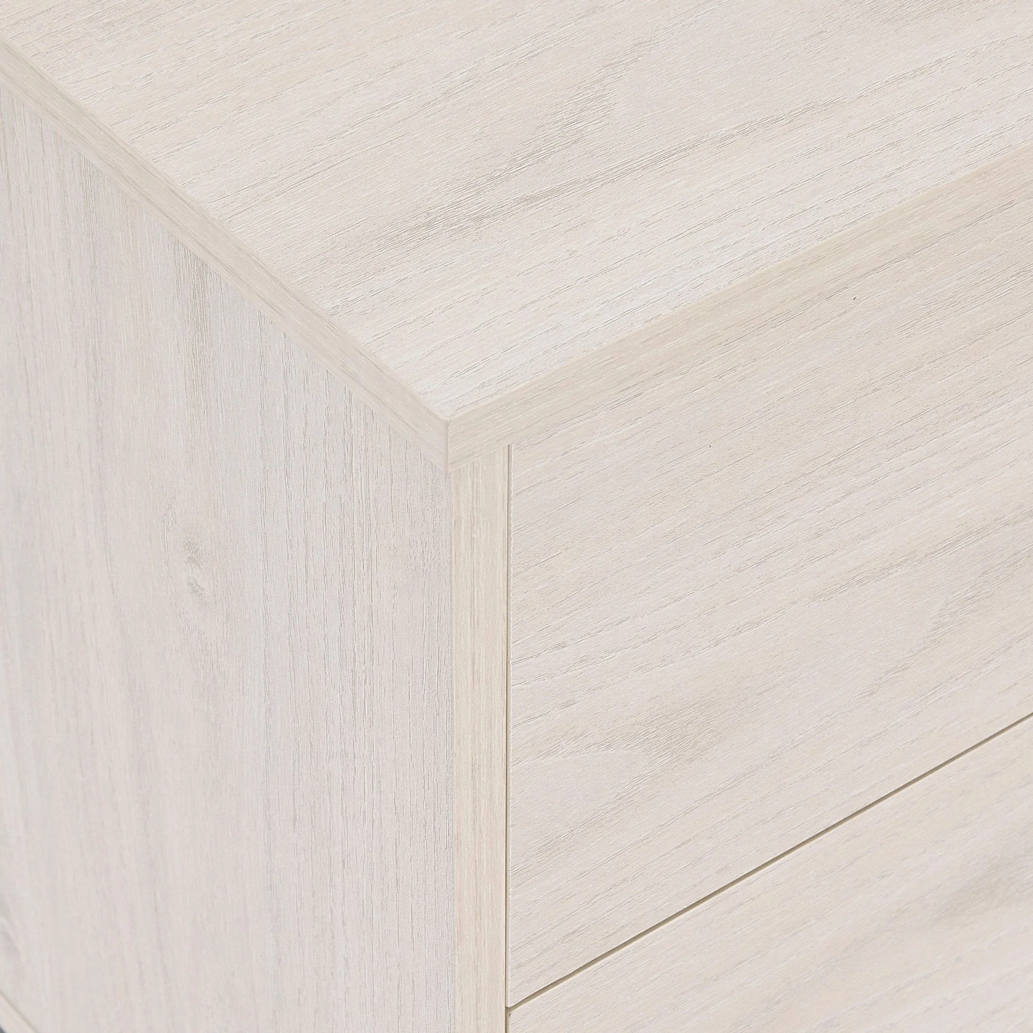 Willow 2 Drawer Bedside Table - Light Wood - Image 5