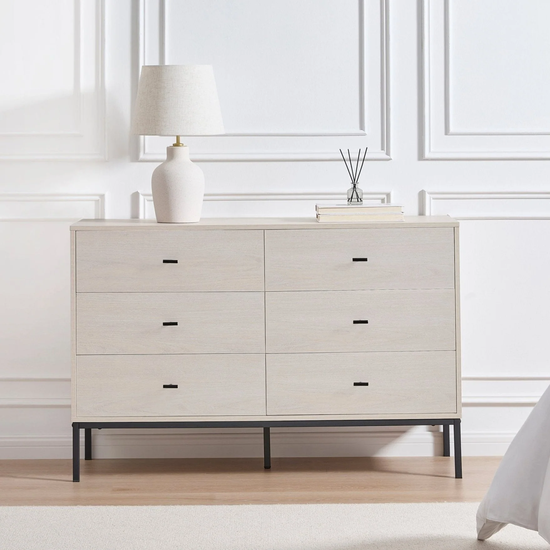 Willow 6 Drawer Chest - Light Wood - Image 3