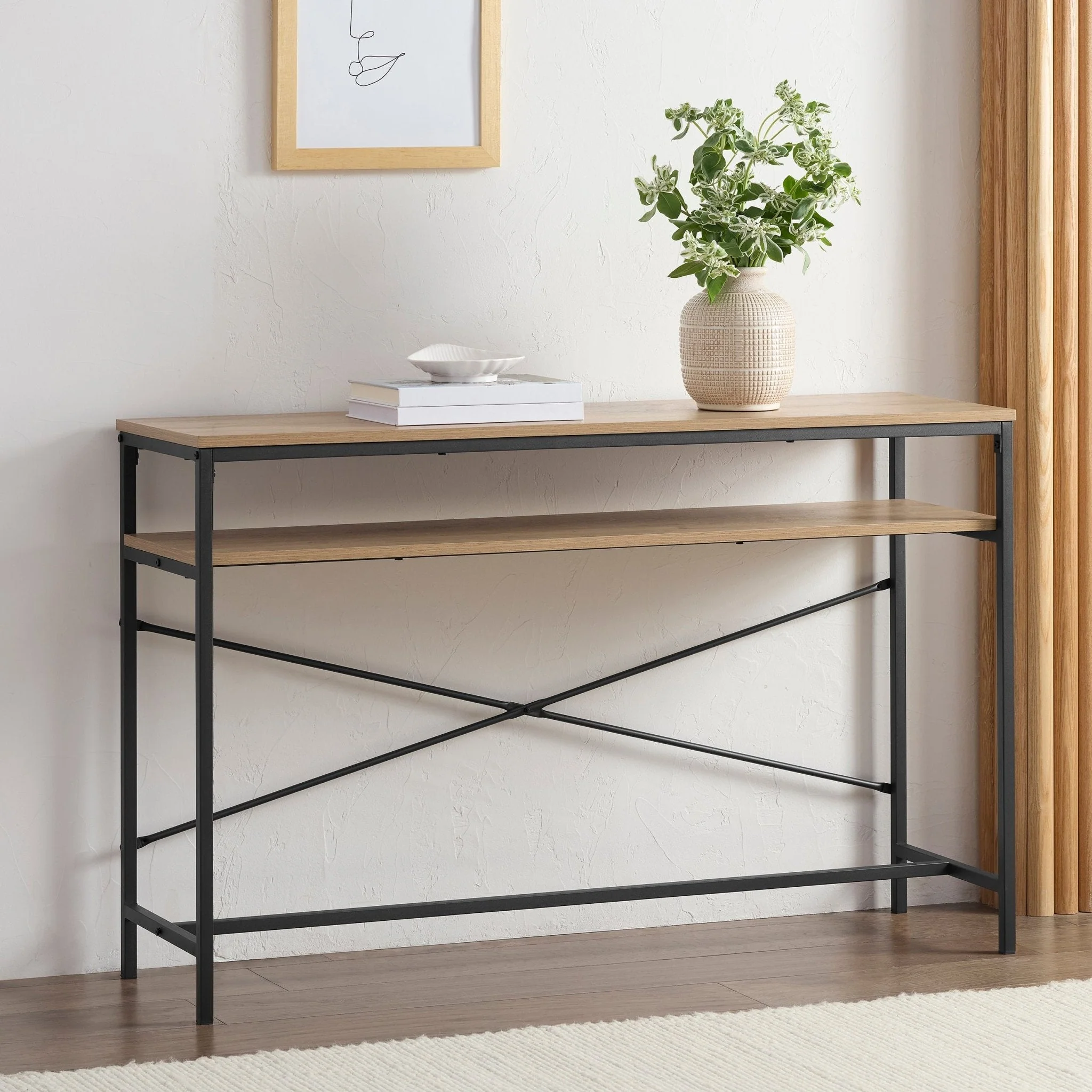 Willow Dressing Table Console - Oak Effect