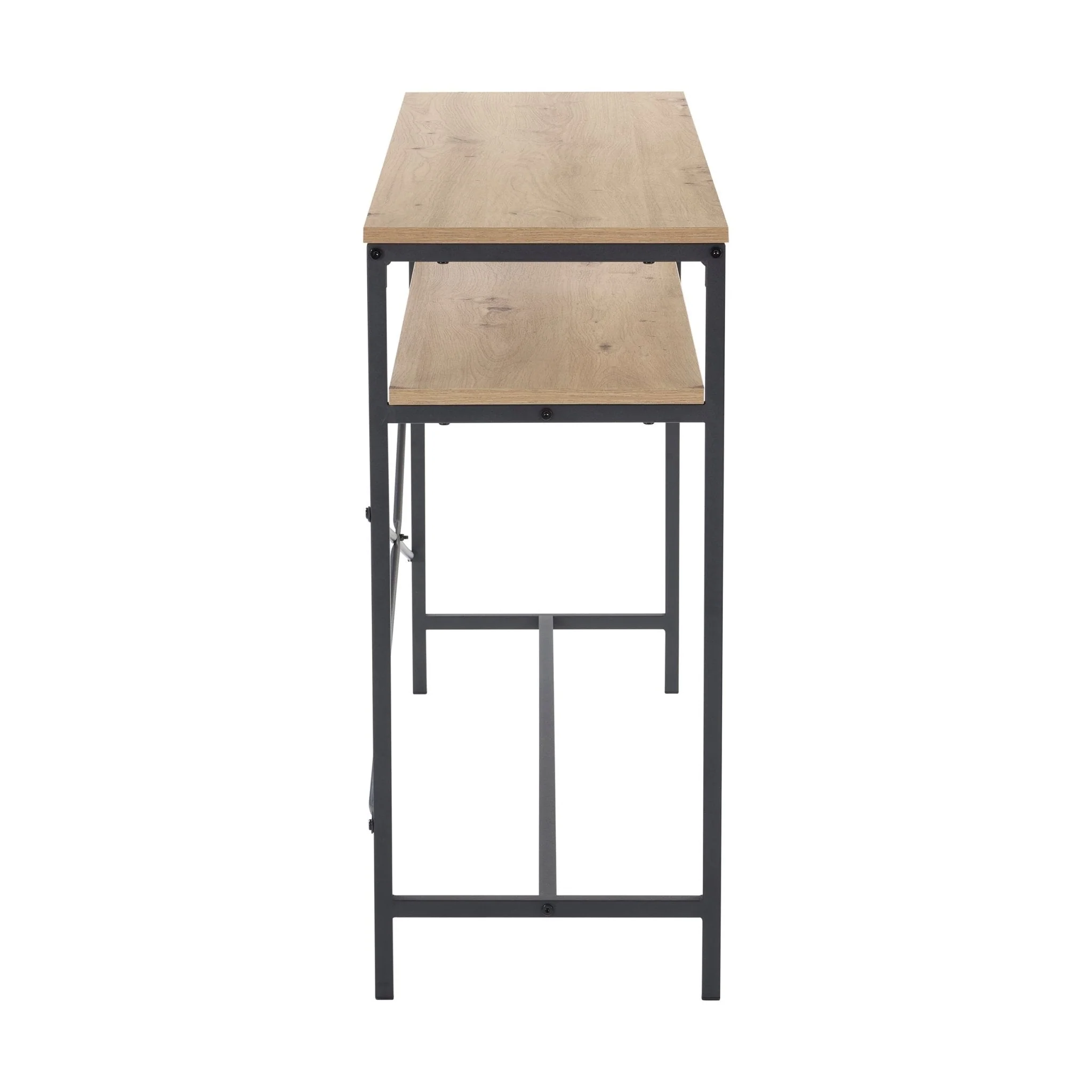 Willow Dressing Table Console - Oak Effect - Image 6