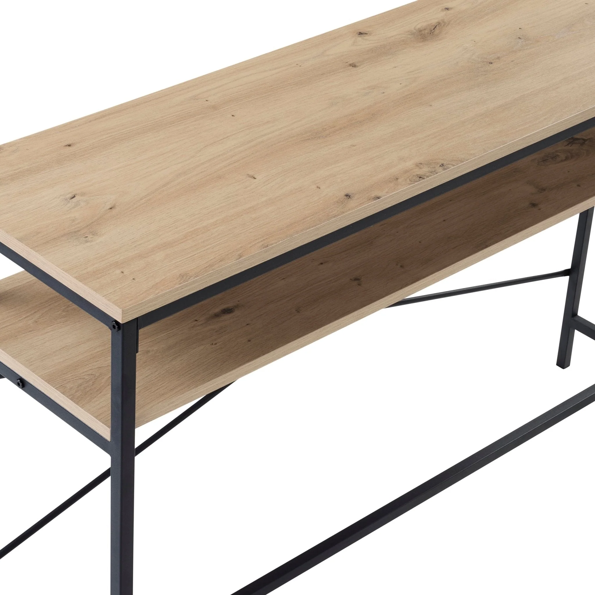 Willow Dressing Table Console - Oak Effect - Image 7