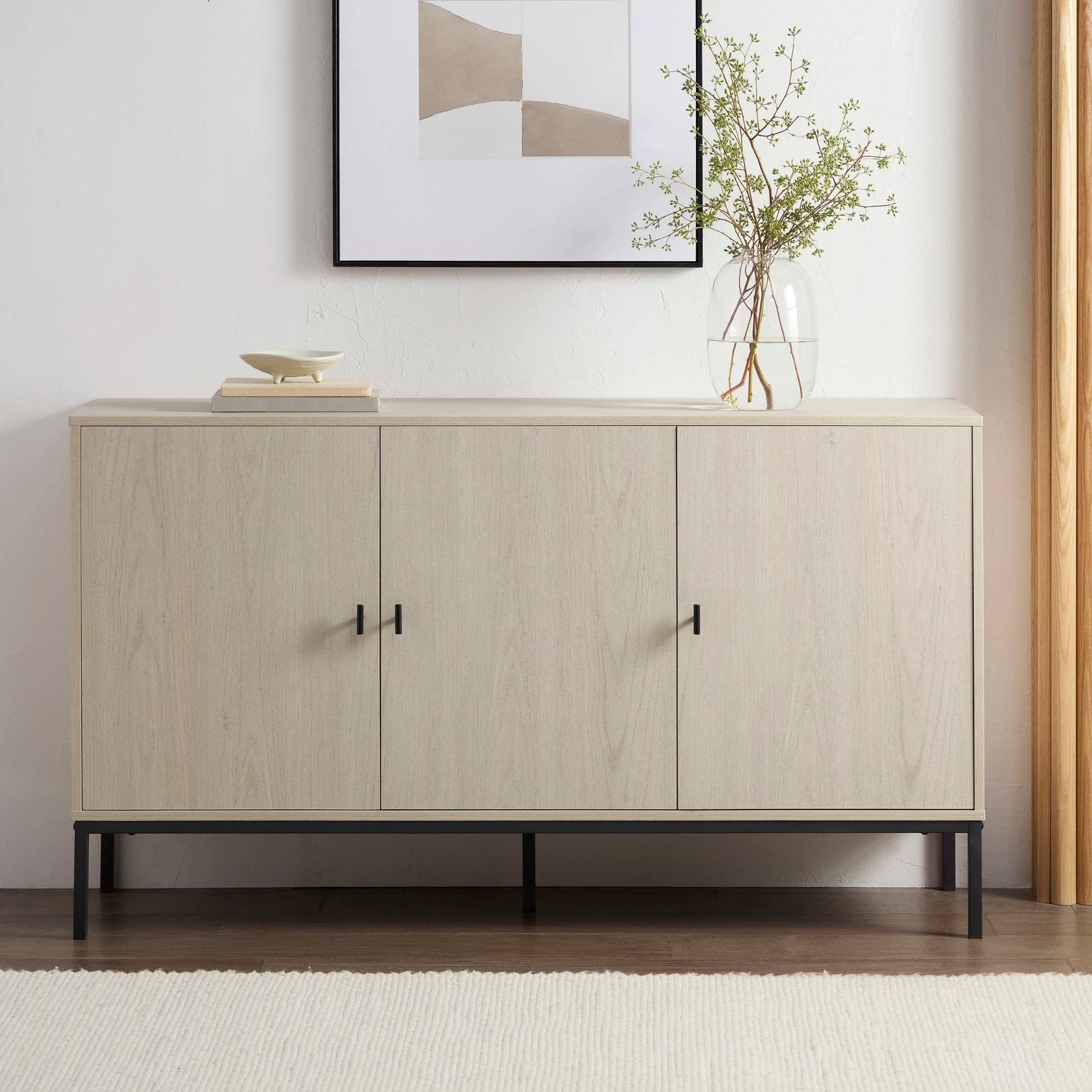 Willow Large Sideboard - Light Wood - Image 3