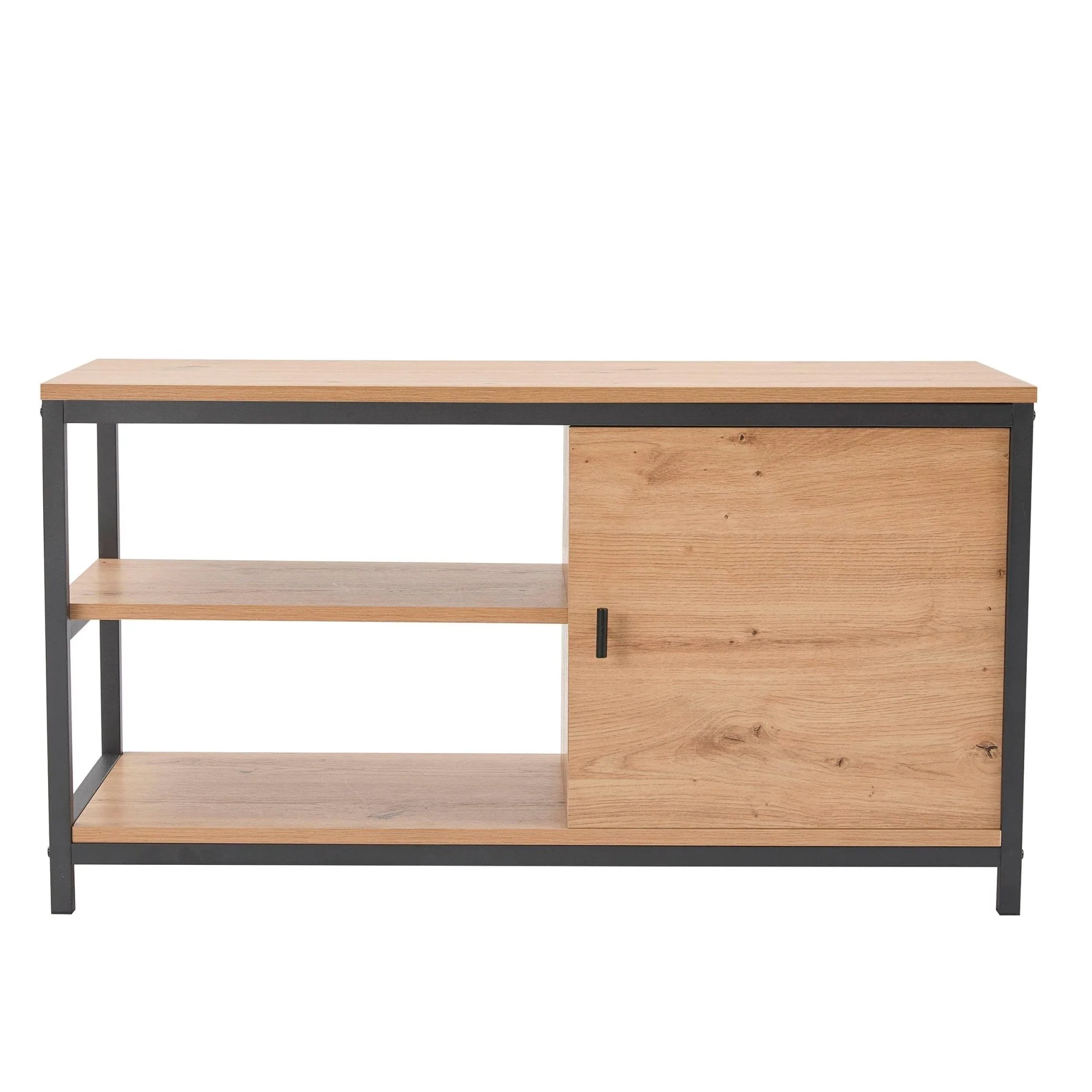 Willow Shoe Storage Bench - Oak Effect - Image 2
