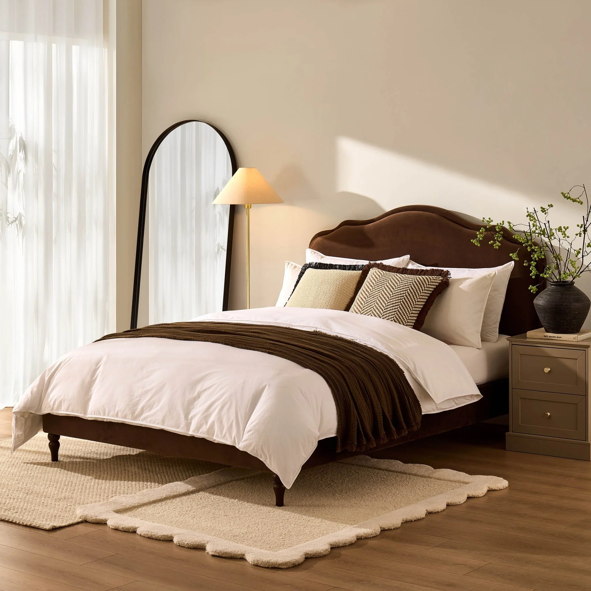 Wiltshire Bed Frame - Cappuccino