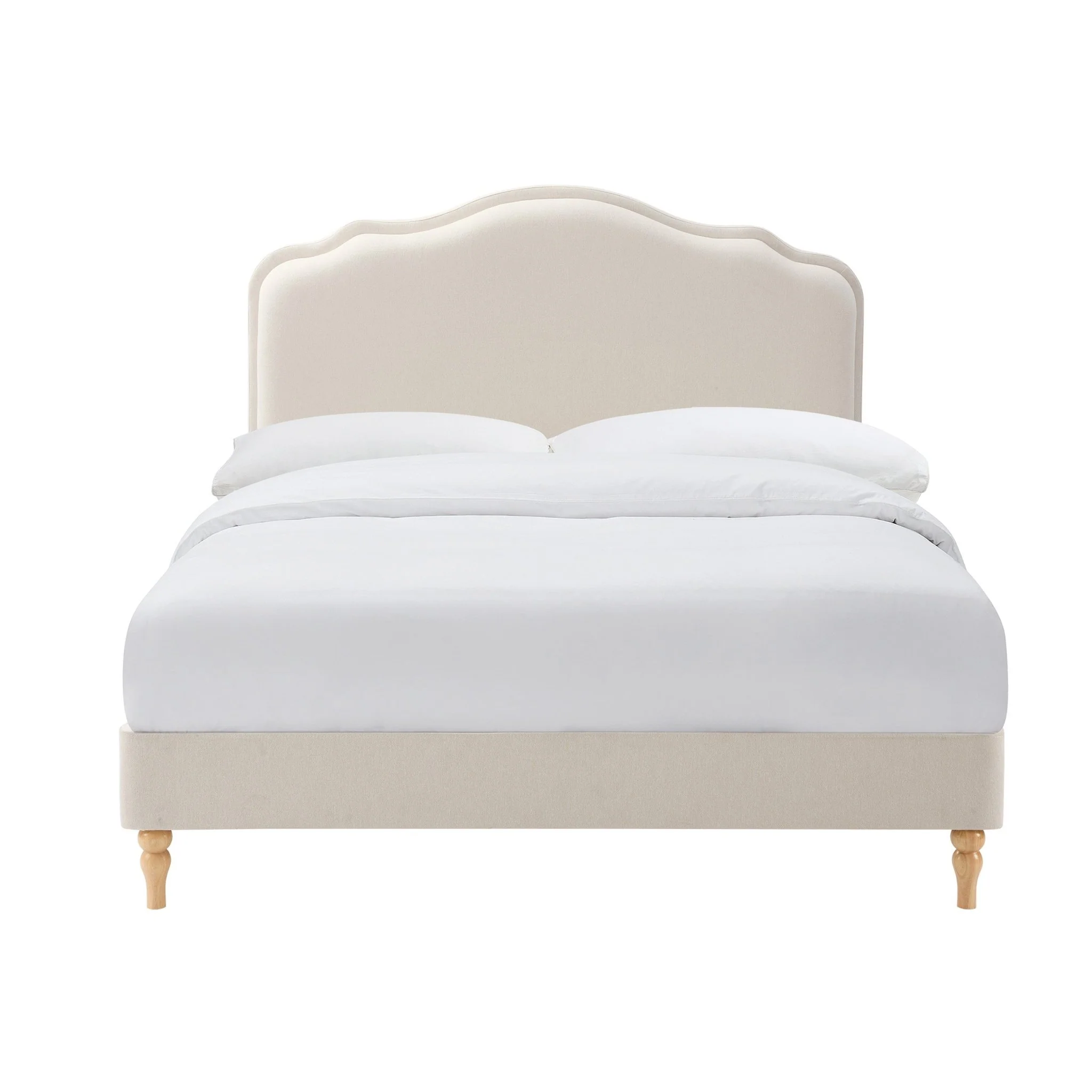 Wiltshire Bed Frame - Cream Linen - Image 11