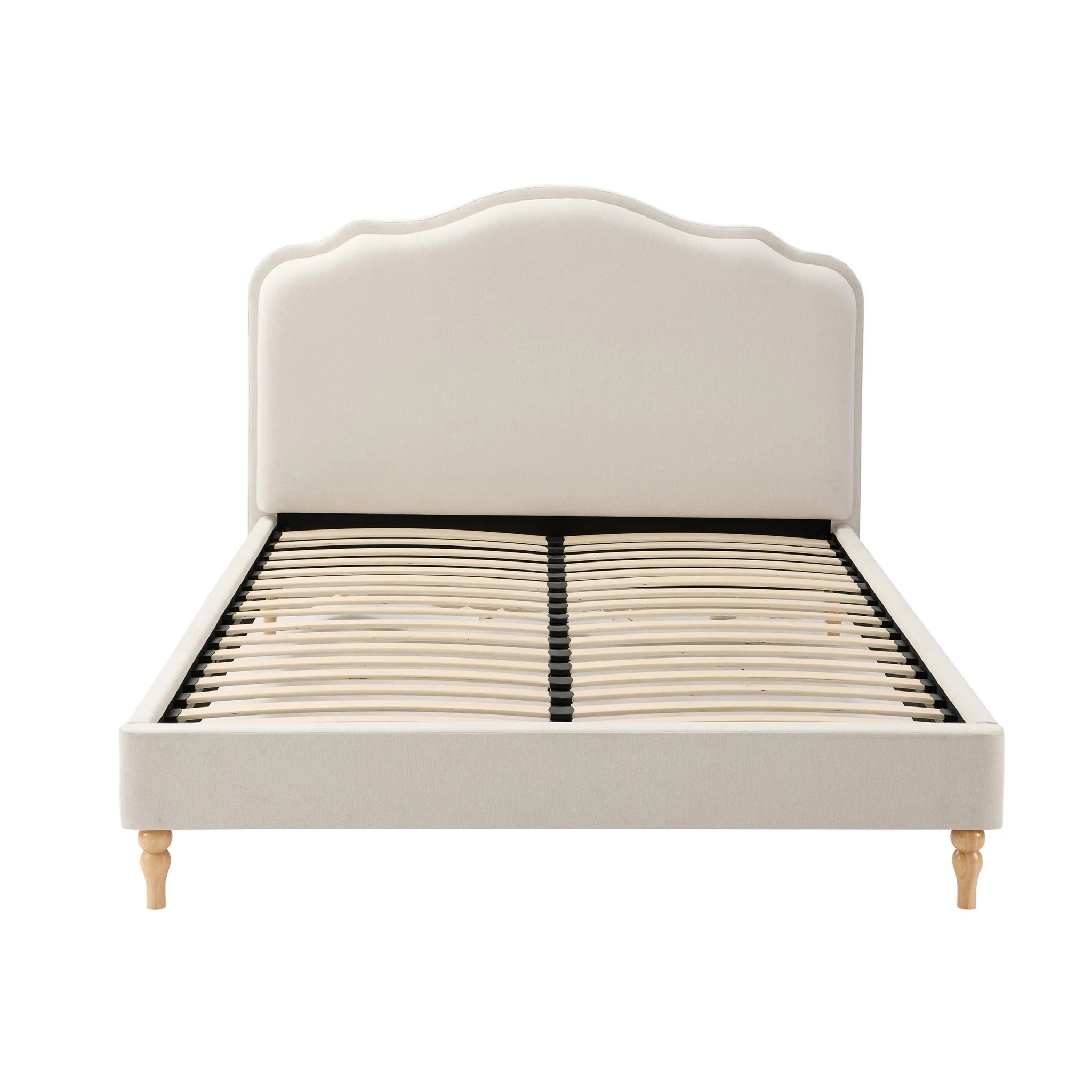 Wiltshire Bed Frame - Cream Linen - Image 8