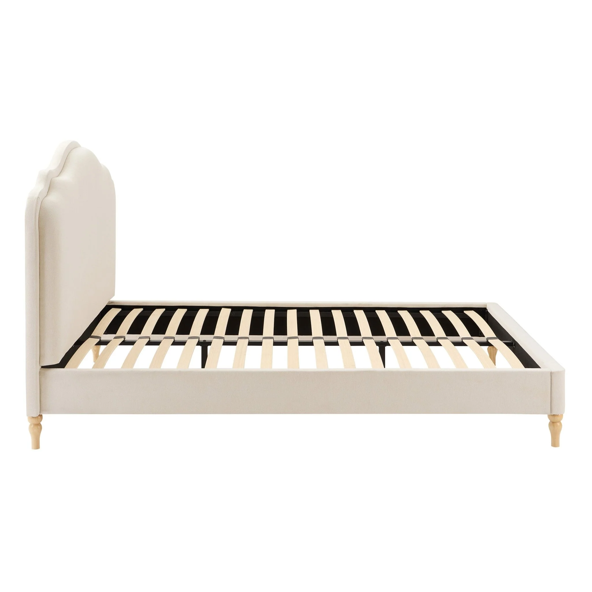 Wiltshire Bed Frame - Cream Linen - Image 9
