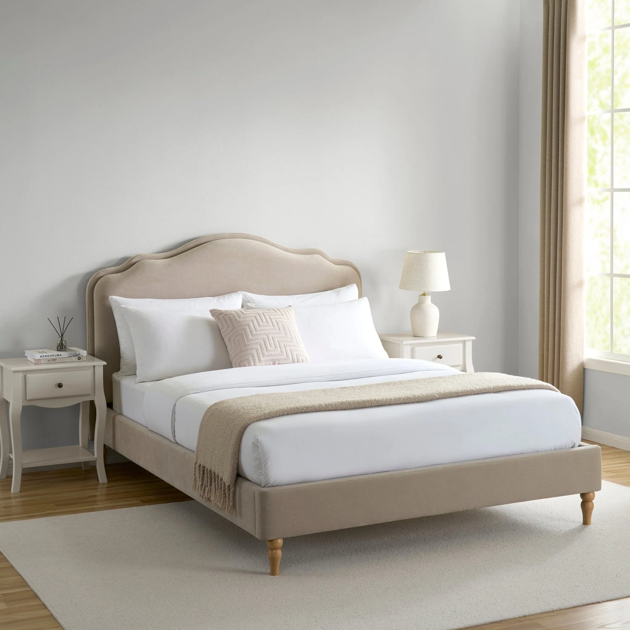 Wiltshire Bed Frame - Stone - Image 5