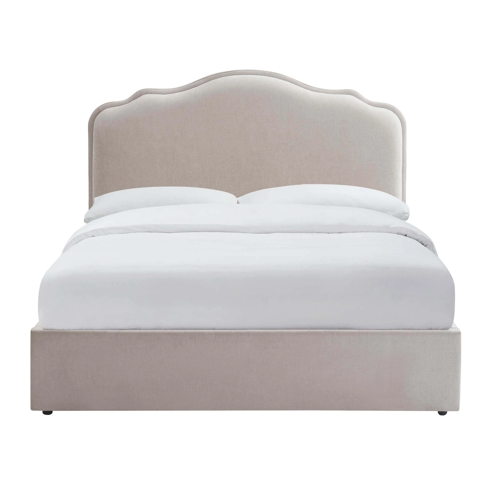 Wiltshire Chenille Ottoman Storage Bed - Light Grey - Image 8